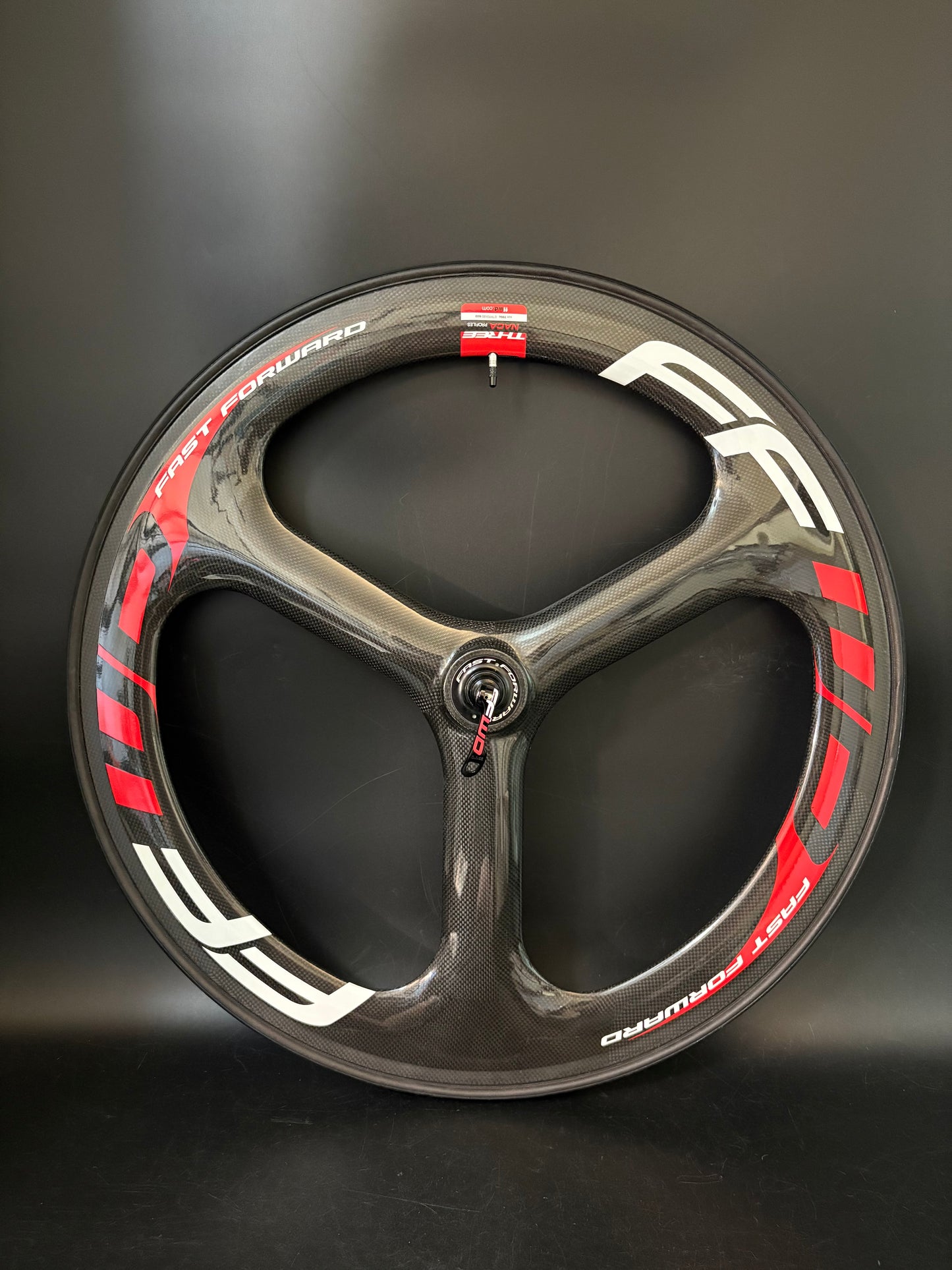 FFWD Tubular Tri Spoke Front Wheel Carbon