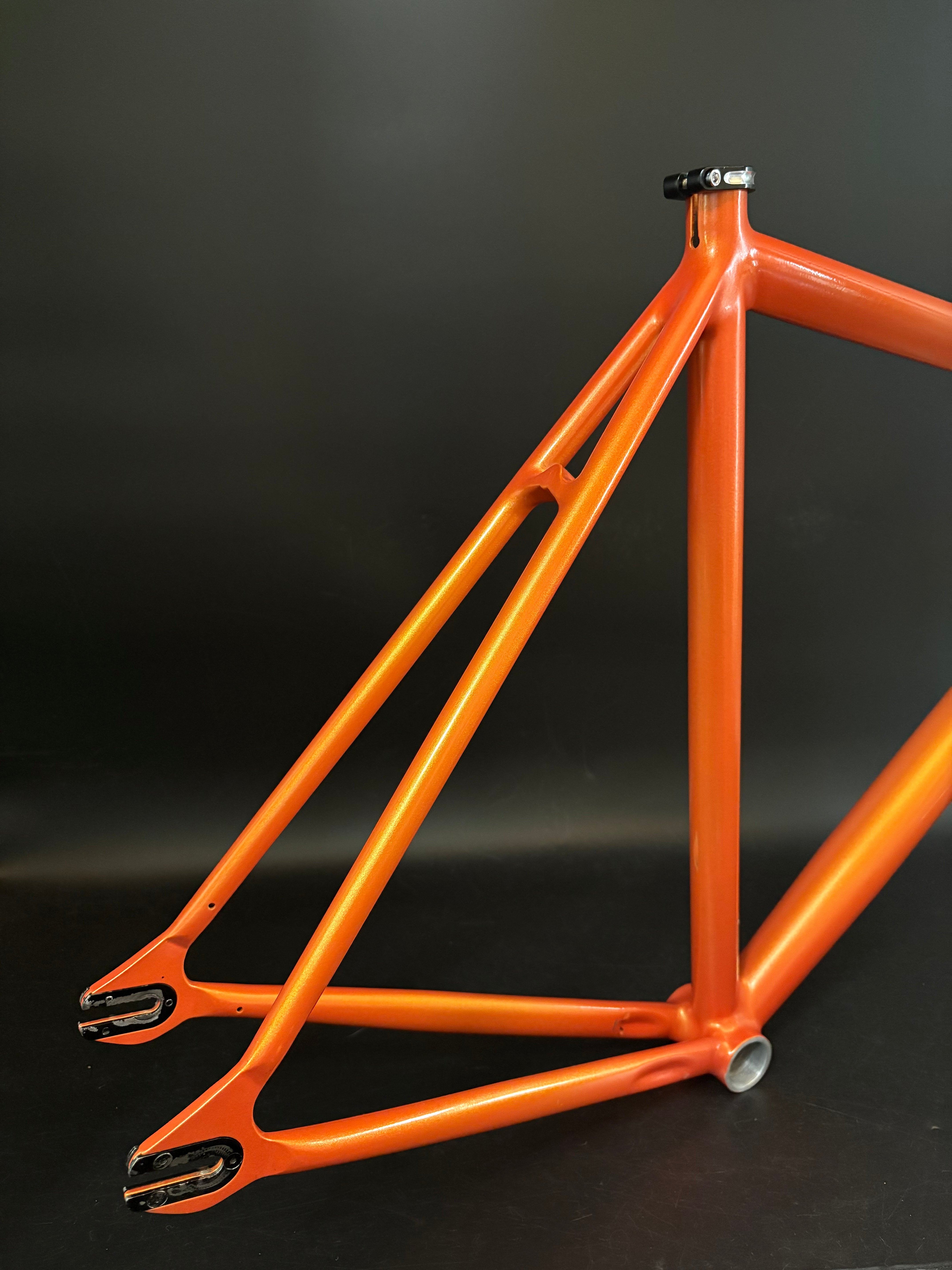 ピスト　フレーム　SUPERB sprint Superb Sprint Frameset Orange 56cm ST 54cm TT – Track Lab