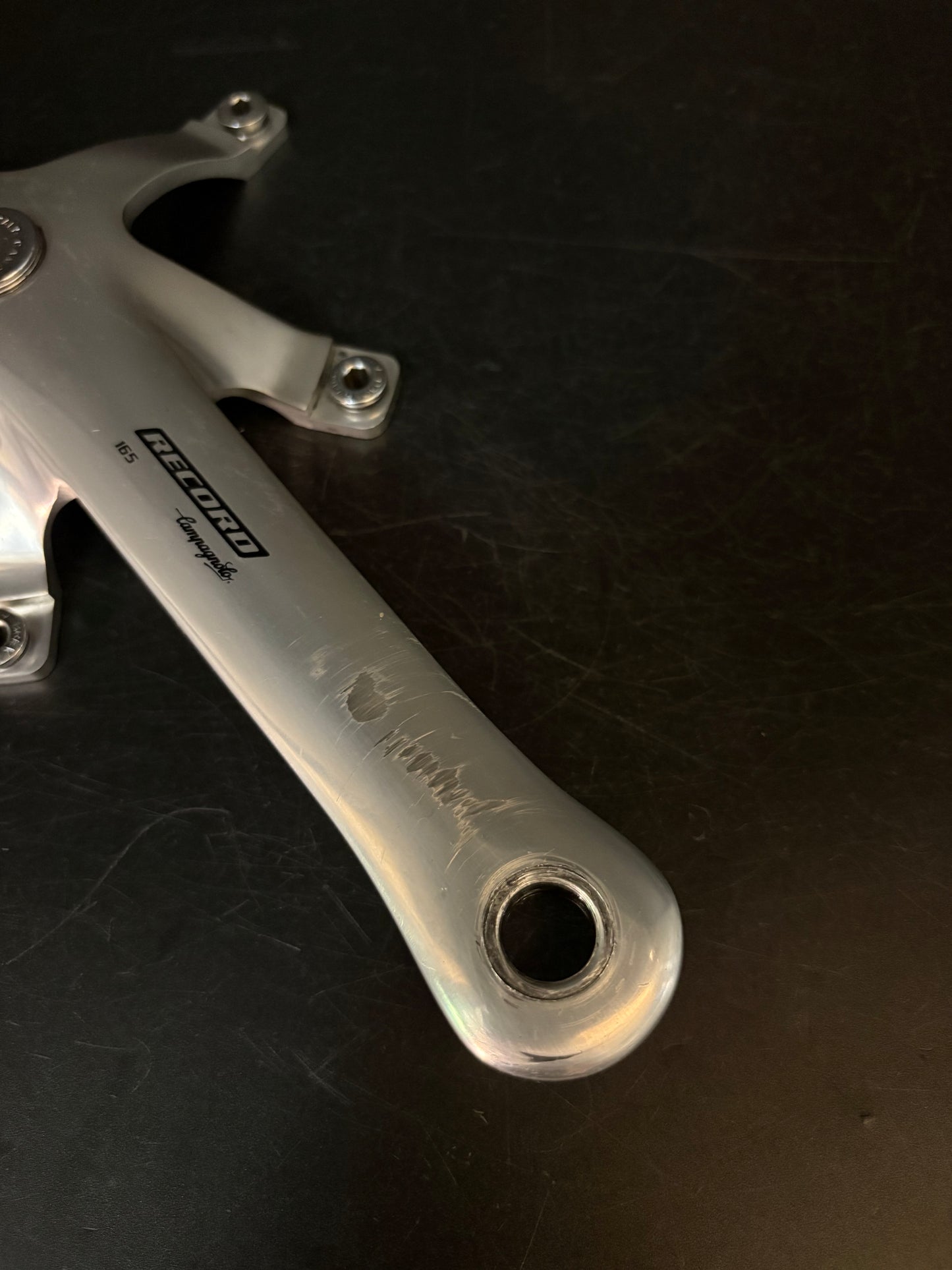 Campagnolo Record Pista Cranks Silver 165mm