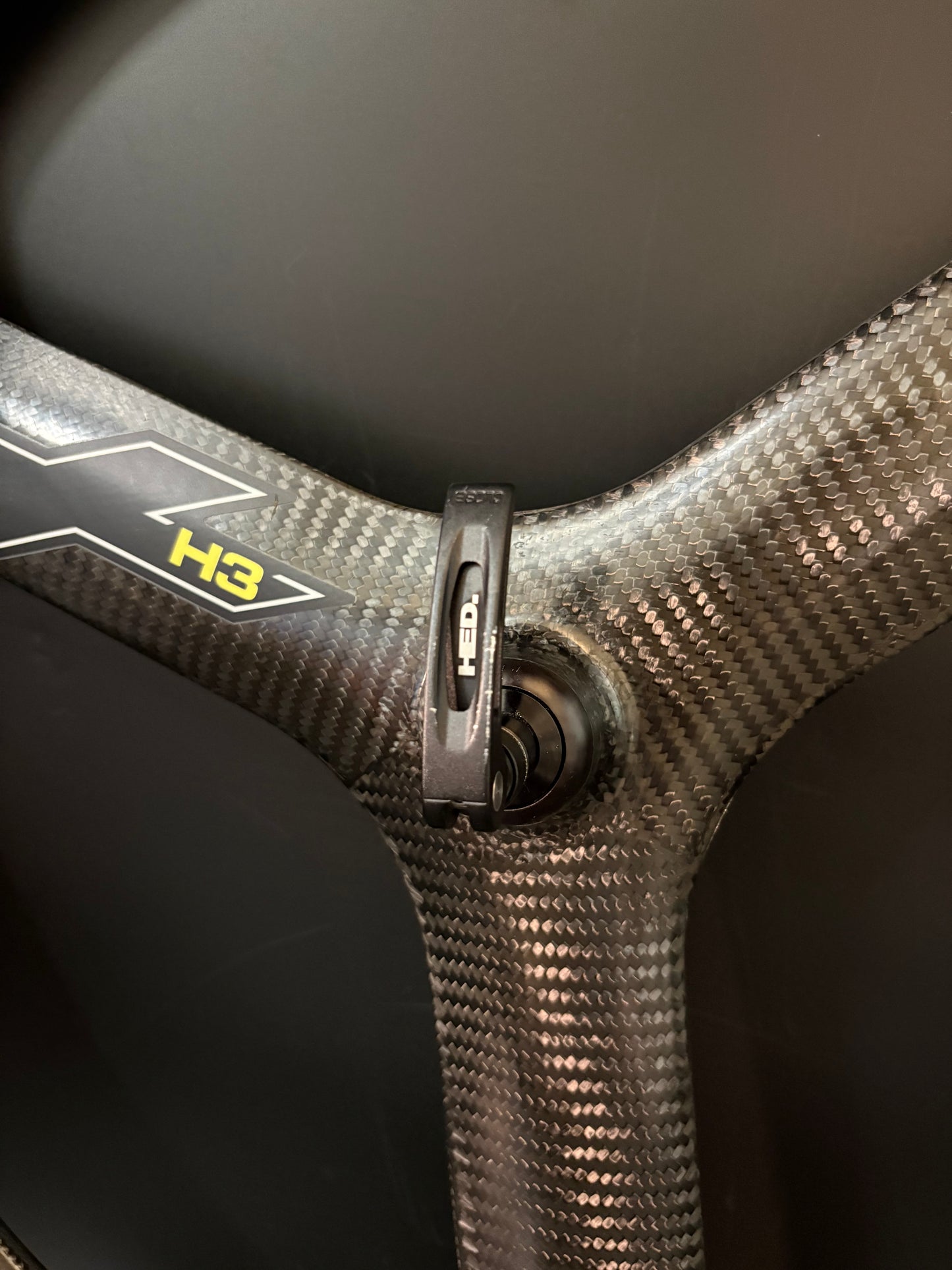 HED H3+ Tri Spoke Front Wheel Carbon Clincher