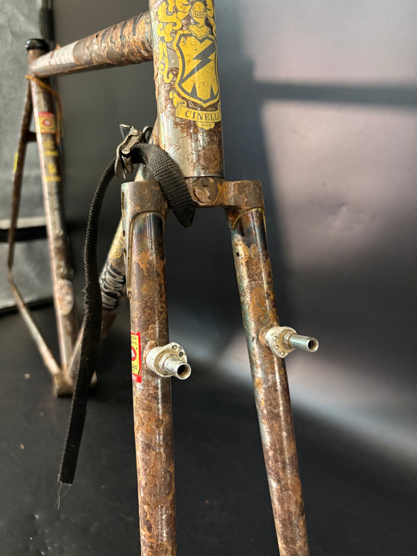 Chas’ Cinelli Mash Work Frameset Raw Prototype #2 55cm