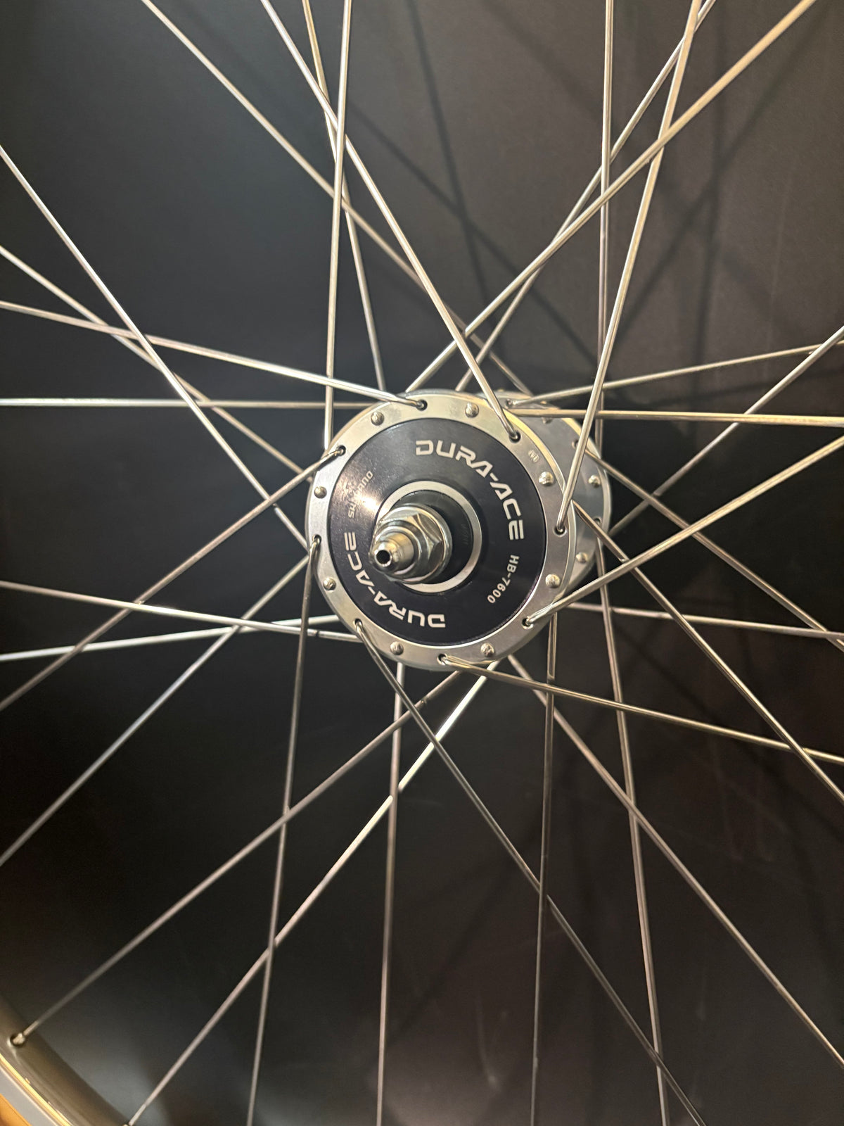 H Plus Son Tb14 / Dura Ace 7600 Wheelset Silver 32h