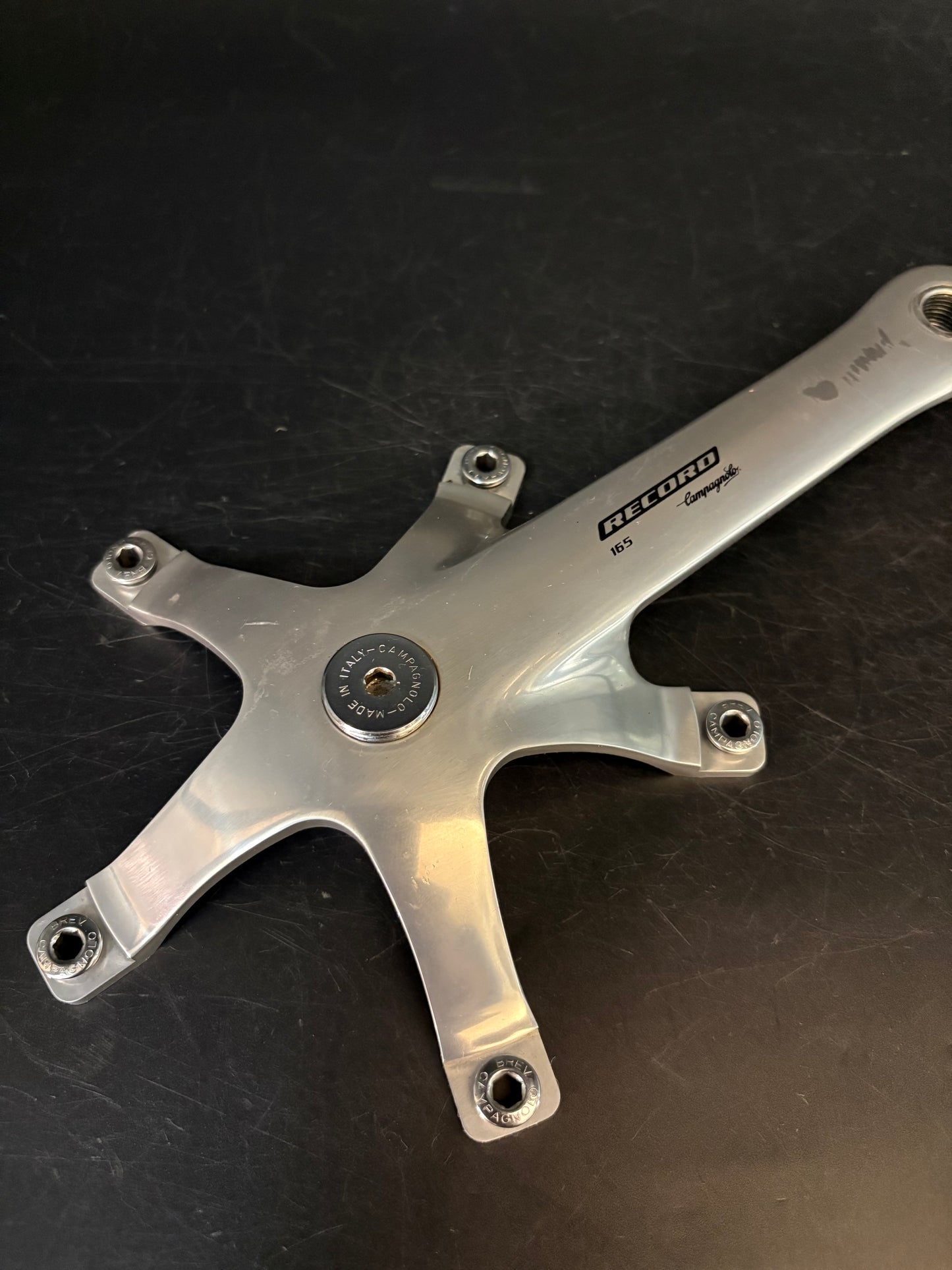 Campagnolo Record Pista Cranks Silver 165mm