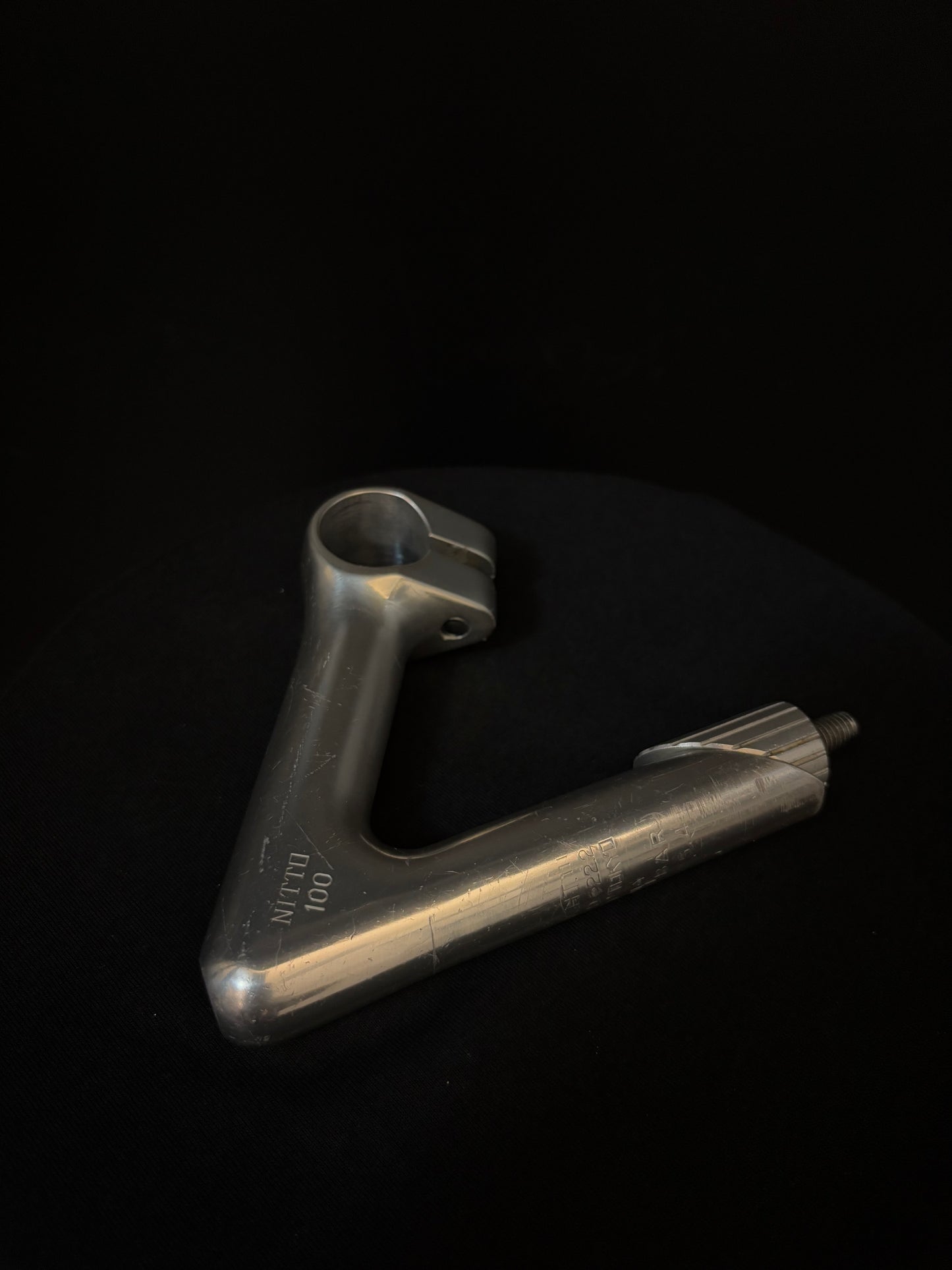 Nitto Jaguar Quill Stem Silver 100mm 25.4