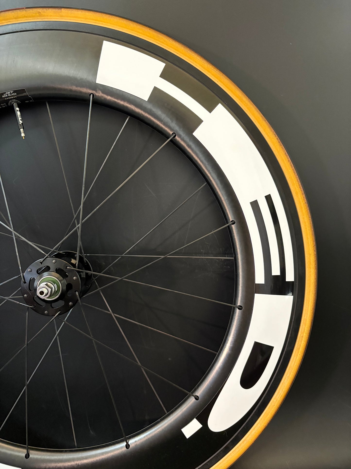 HED Jet RC9 Black Wheelset Carbon Clincher 24h