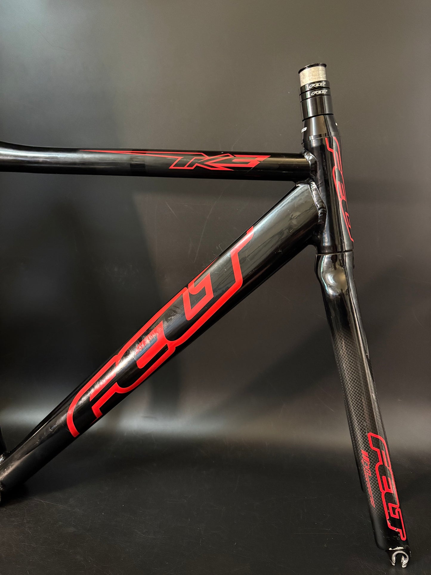 Felt TK3 Frameset Black/Red 56cm