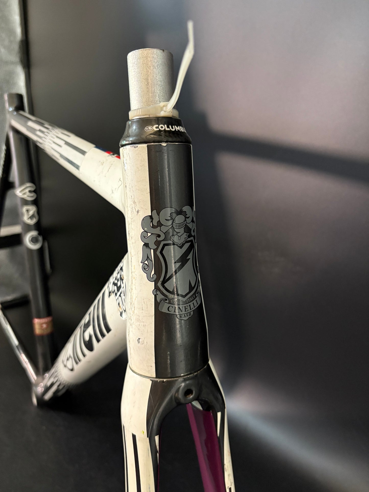 Chas’ Cinelli Mash Parallax Frameset White Prototype 55cm
