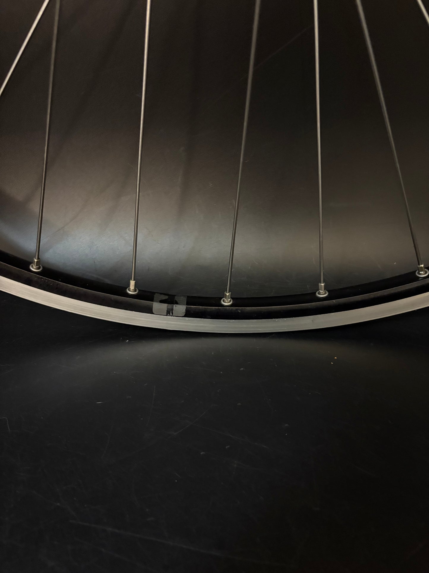 Mavic Open Pro Black Machined / Dura Ace 7710 Low Flange Wheelset 32h