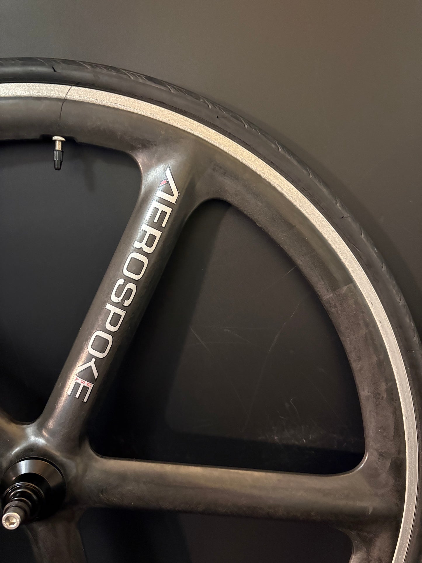 Aerospoke Clincher Front Wheel Black