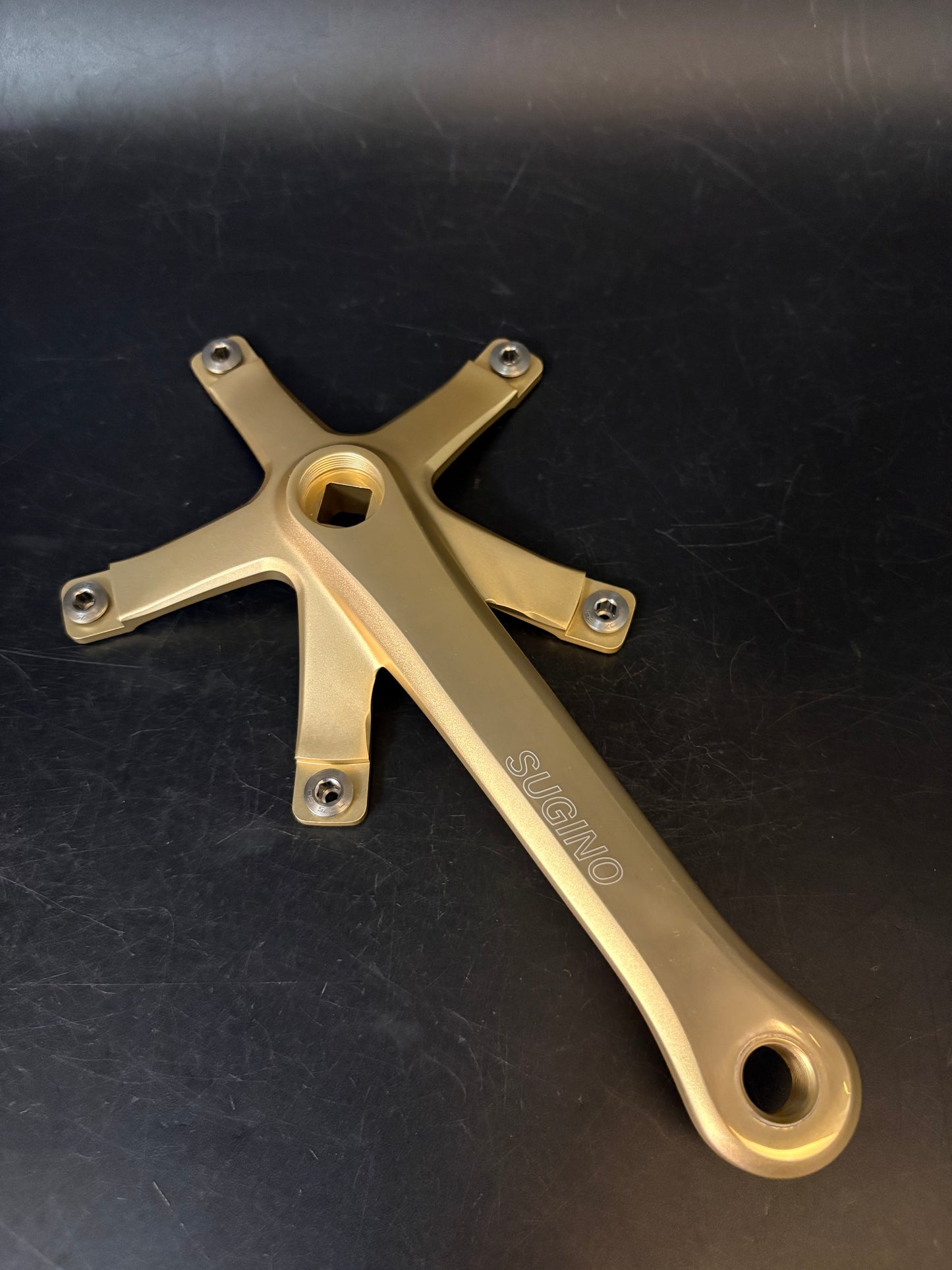 Sugino Grand Mighty Cranks Gold 165mm