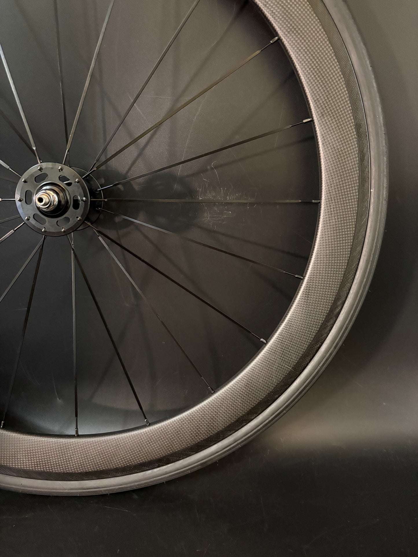 Unbranded 50mm/90mm Carbon Clincher / Novatec Wheelset 20/24h