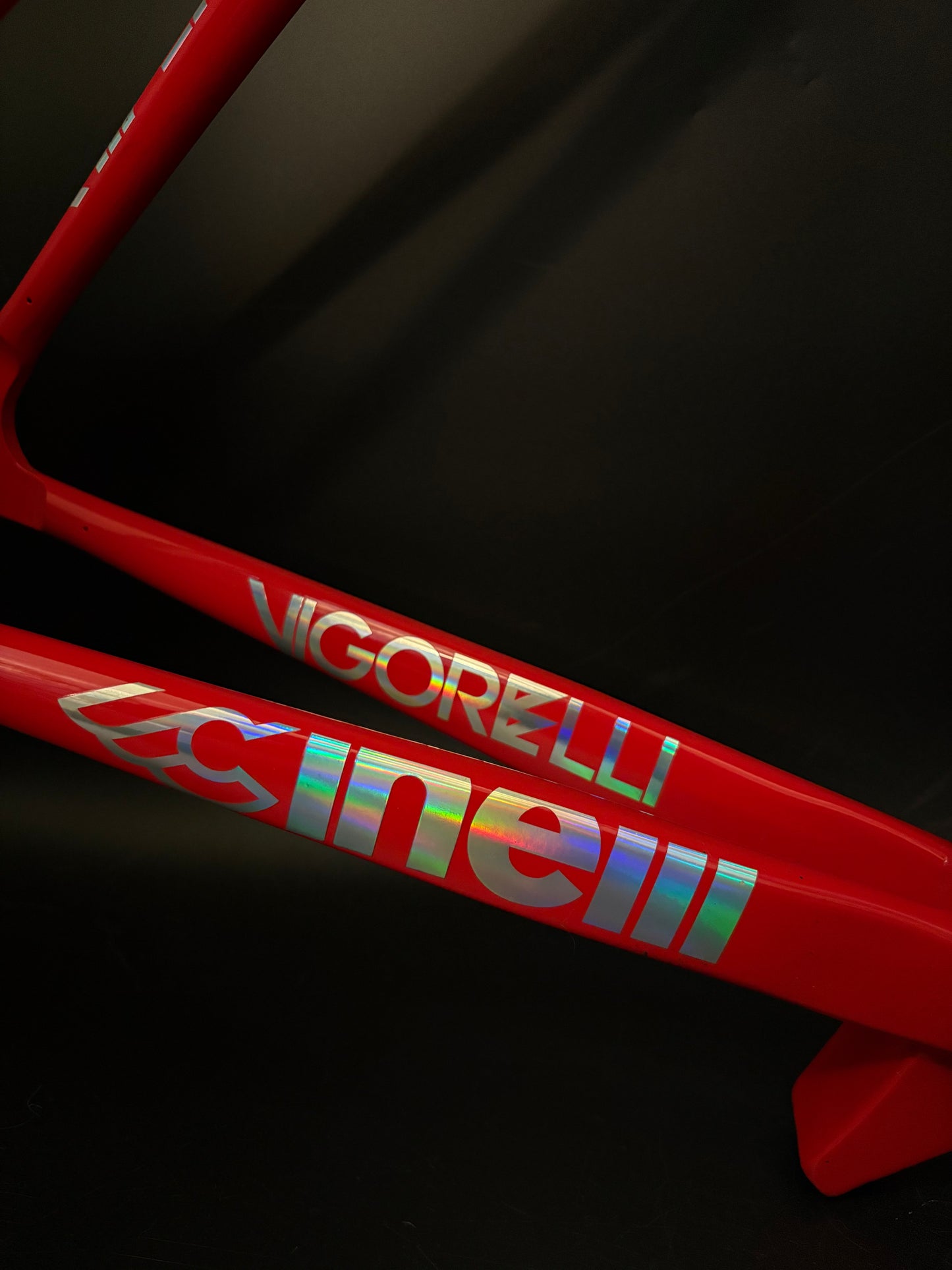 Cinelli Vigorelli Shark Frameset Red 56cm #1