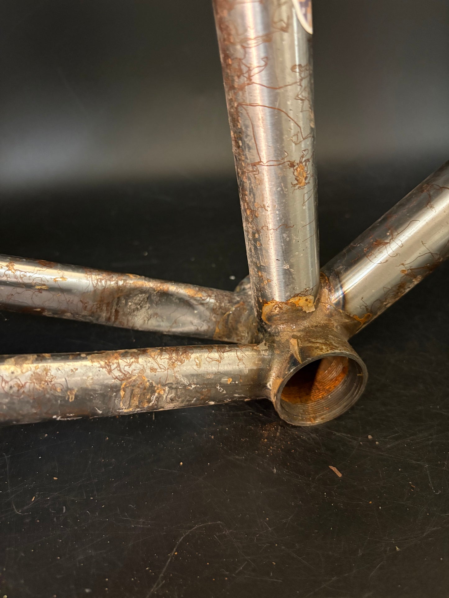 Chas’ Cinelli Mash Work Frameset Raw Prototype #2 55cm