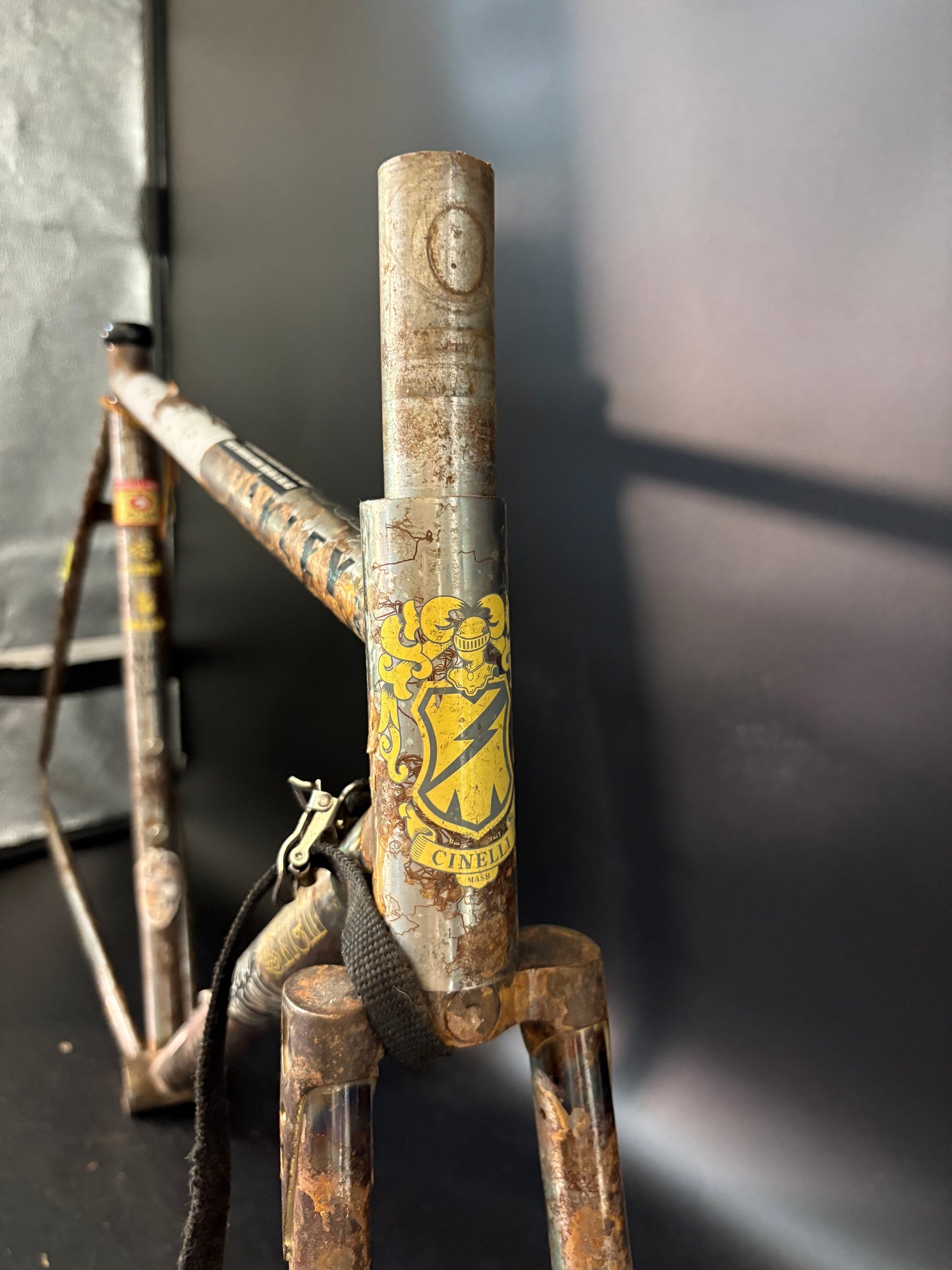 Chas’ Cinelli Mash Work Frameset Raw Prototype #2 55cm