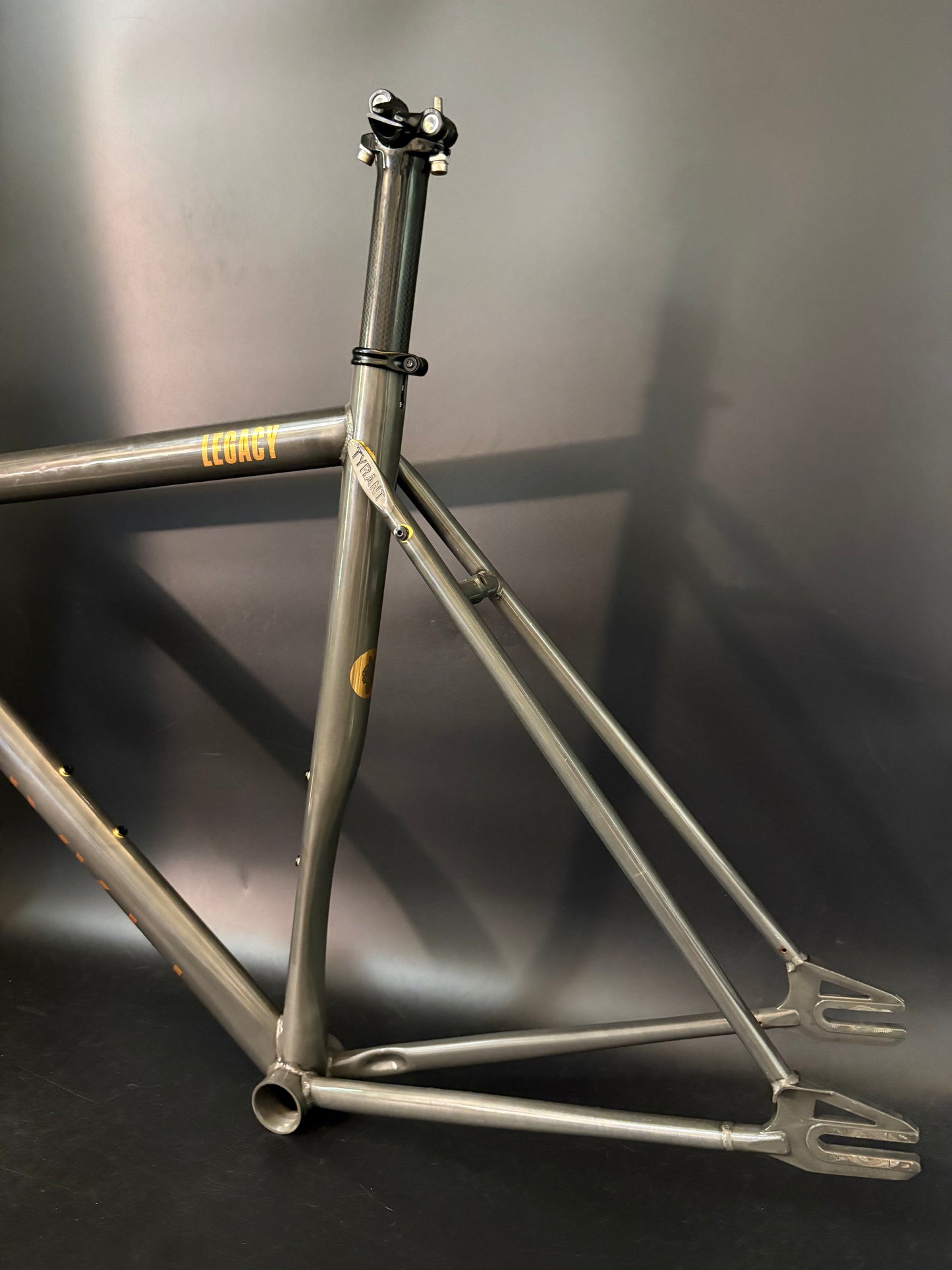 Tyrant Legacy Steel Frameset Raw 52cm S