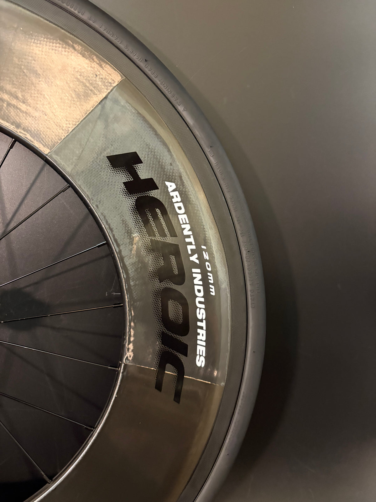 Ardently Heroic Wheelset 120mm Carbon Clincher 20/24h