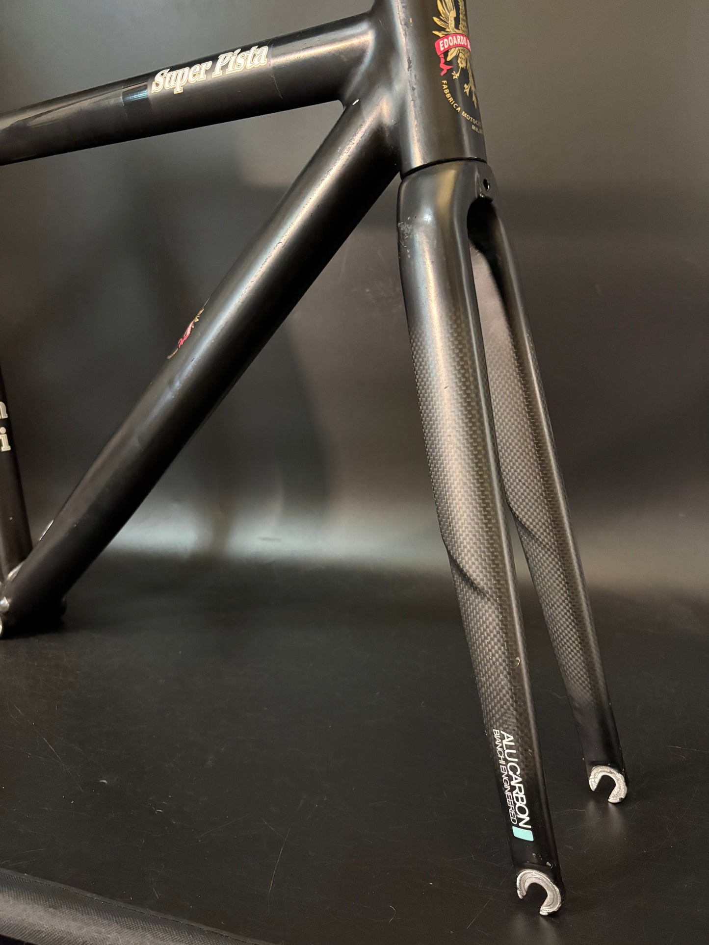 Bianchi Super Pista Frameset Black 49cm