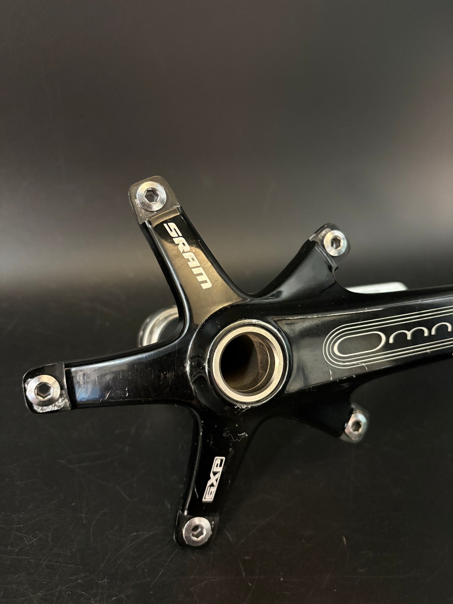Sram Omnium Cranks Black/Silver 165mm