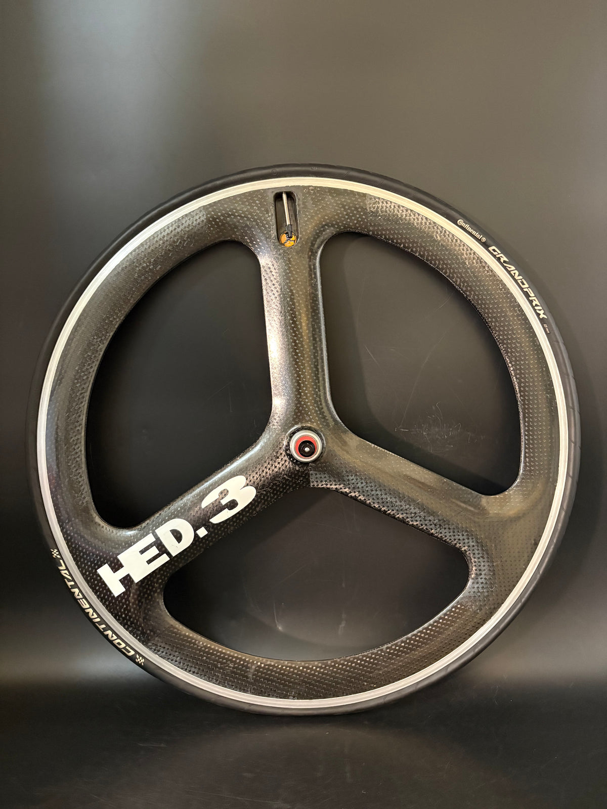 HED 3 Tri Spoke Carbon Clincher Front Wheel
