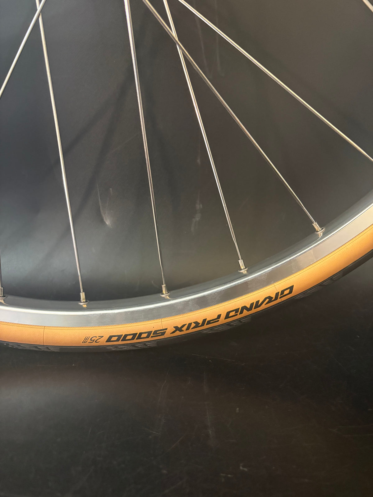 H Plus Son Tb14 / Dura Ace 7600 Wheelset Silver 32h