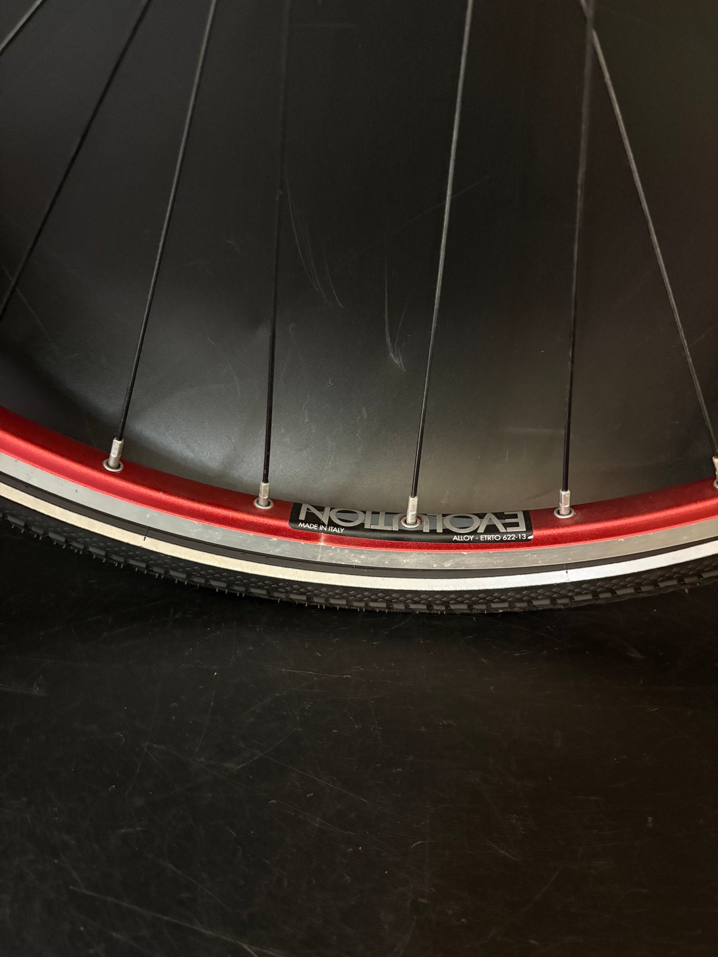 Ambrosio Evolution Red / Chub Hub Wheelset 32h