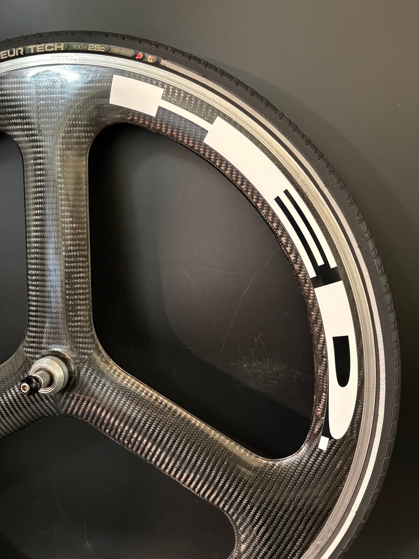 HED 3 Tri Spoke Carbon Clincher Front Wheel