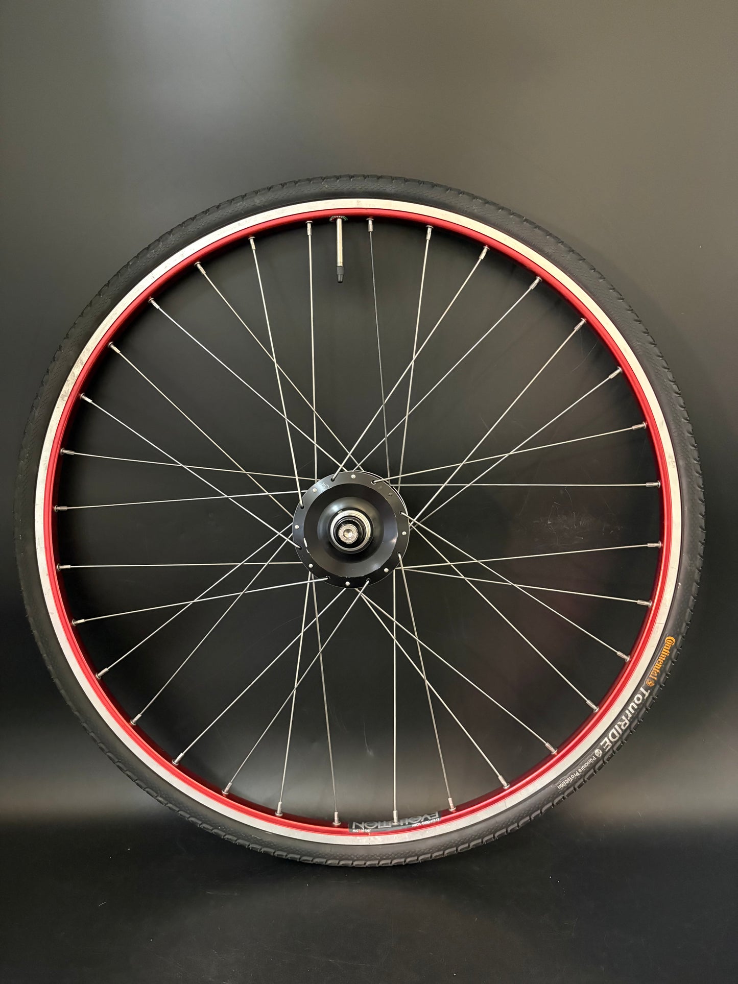 Ambrosio Evolution Red / Chub Hub Wheelset 32h
