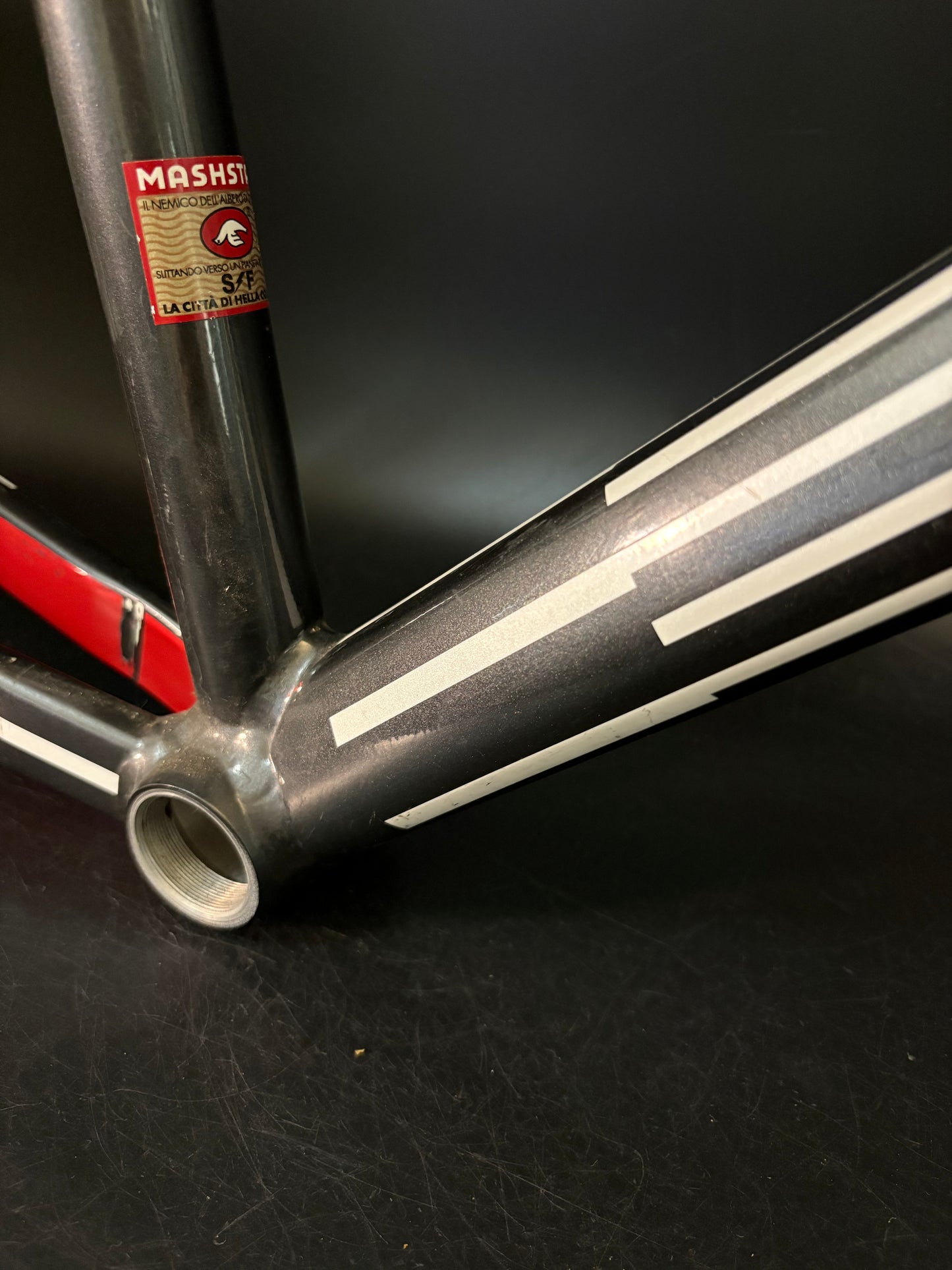 Chas’ Cinelli Mash Parallax Frameset White Prototype 55cm