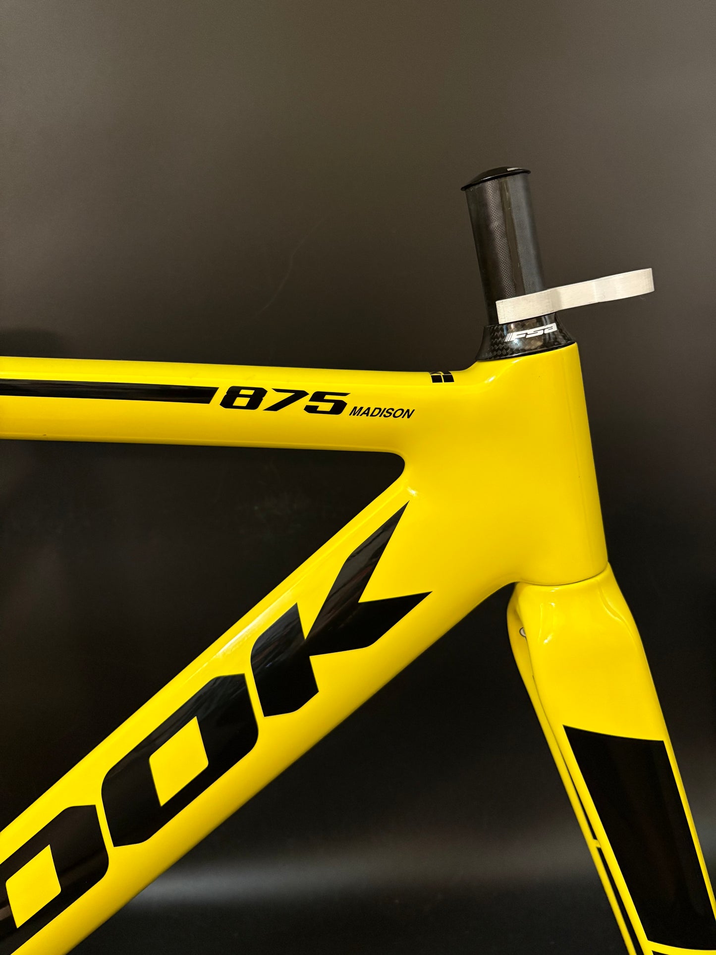 Look 875 Madison Frameset Yellow Carbon Small