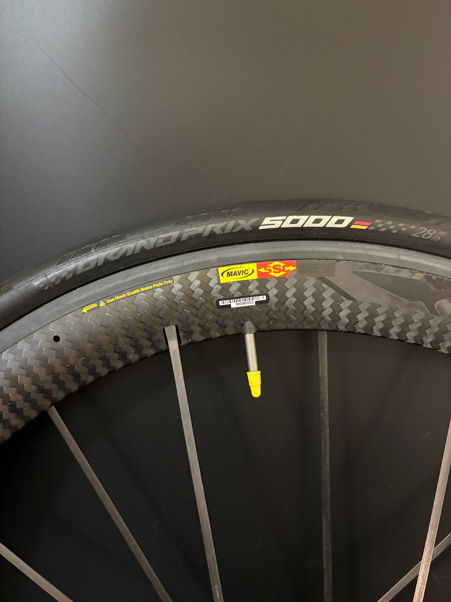 Mavic Cosmic SLR Carbon 50mm Front Wheel 20h