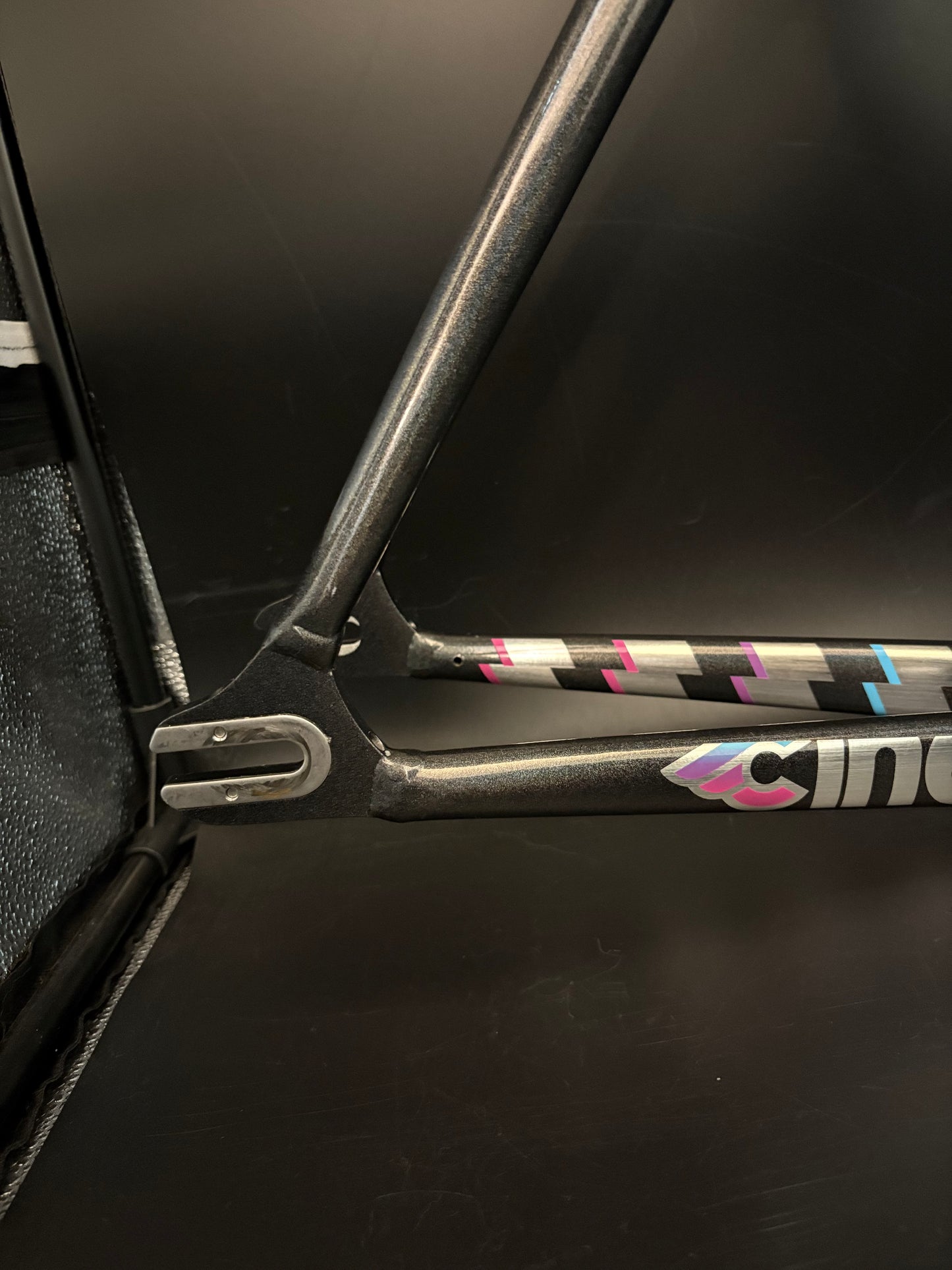 Cinelli Vigorelli 2024 Frameset Grey Rainbow Sparkle L