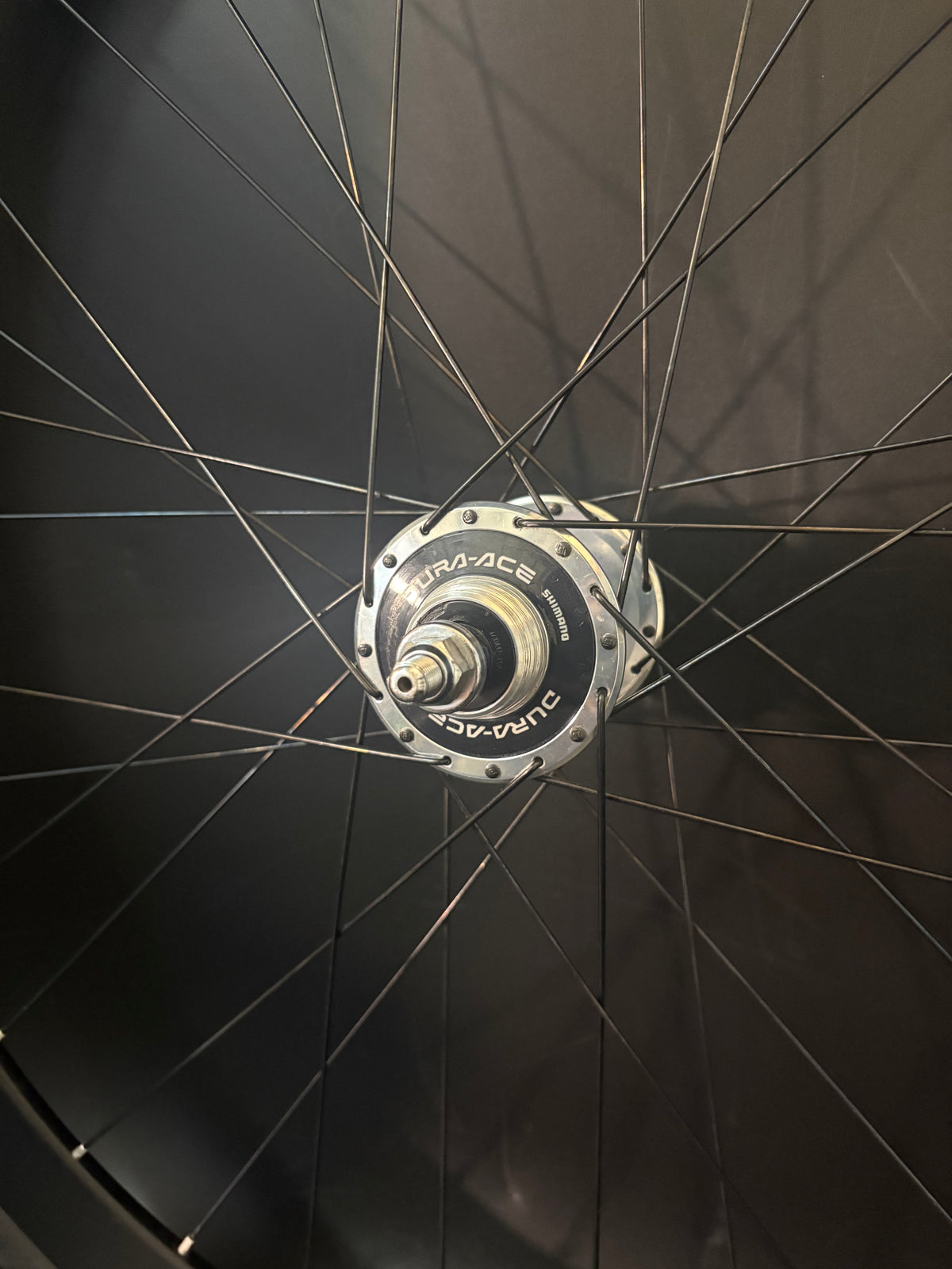 H Plus Son Formation Face / Dura Ace 7600 Rear Wheel Black 32h