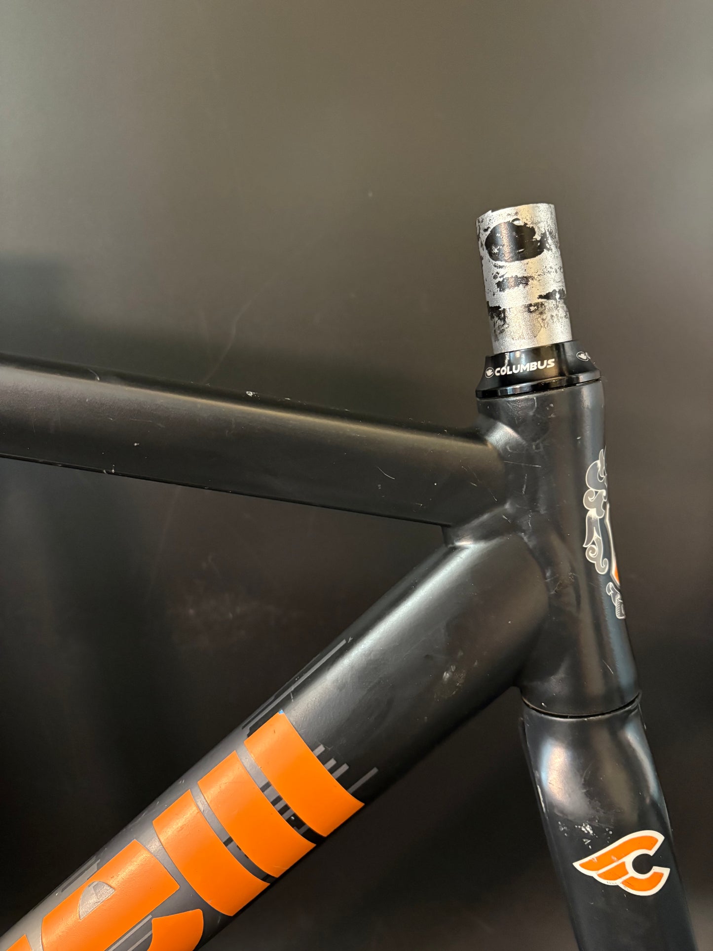 Cinelli Mash Histogram Frameset Black/Orange 53cm Medium