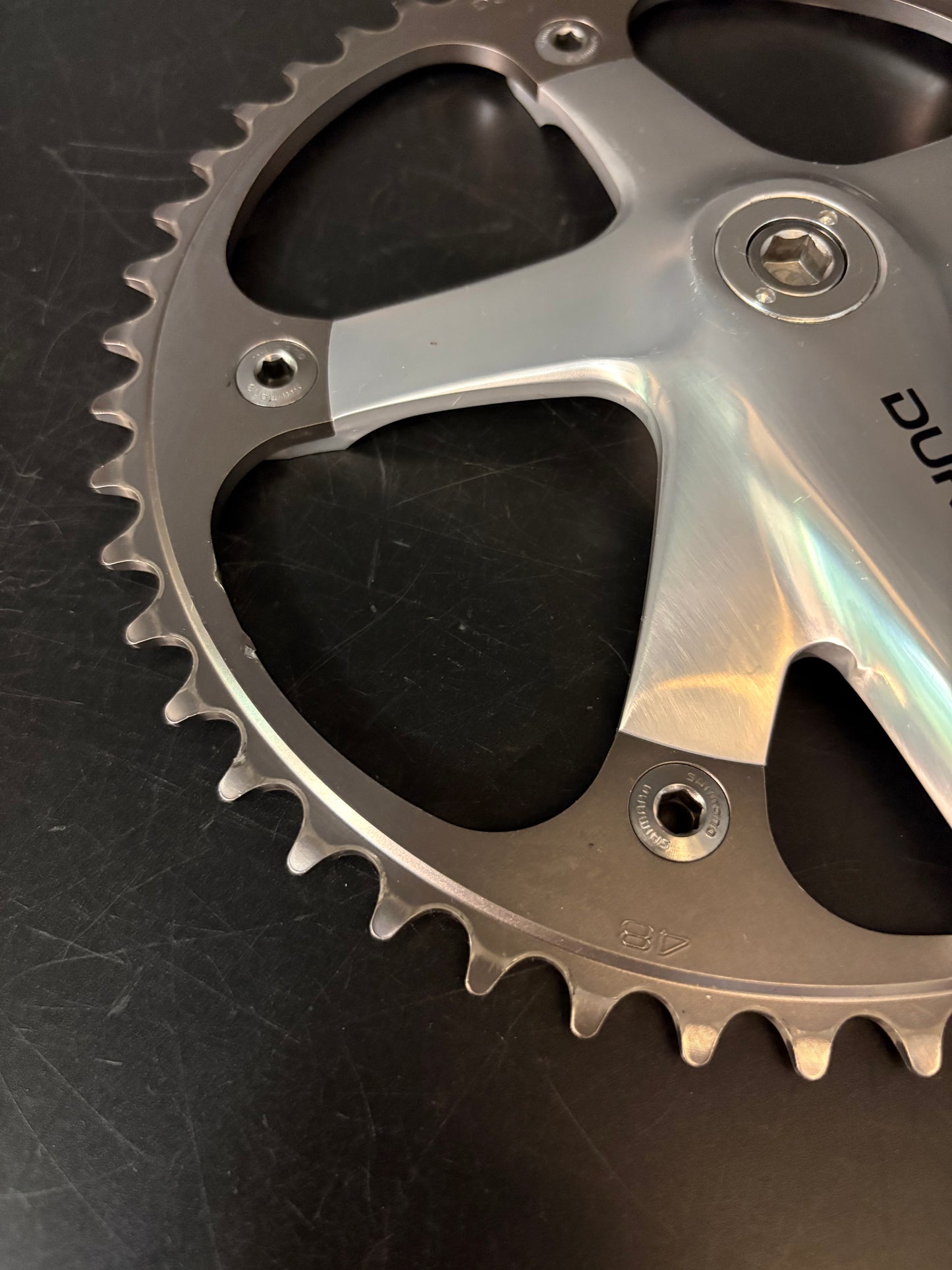 Dura Ace 7710 Crankset Silver 170mm 48t