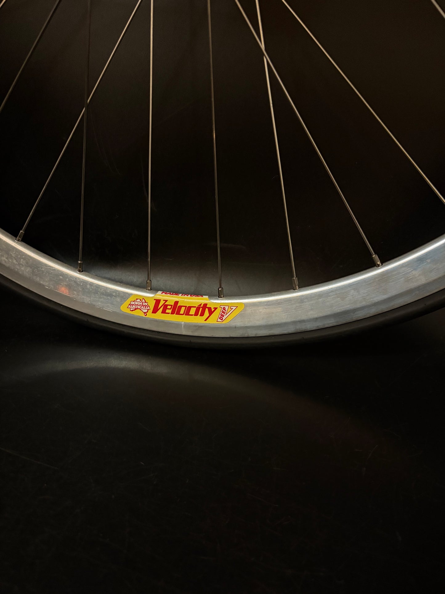 Velocity Deep V Silver / Phil Wood LF Wheelset 32/36h