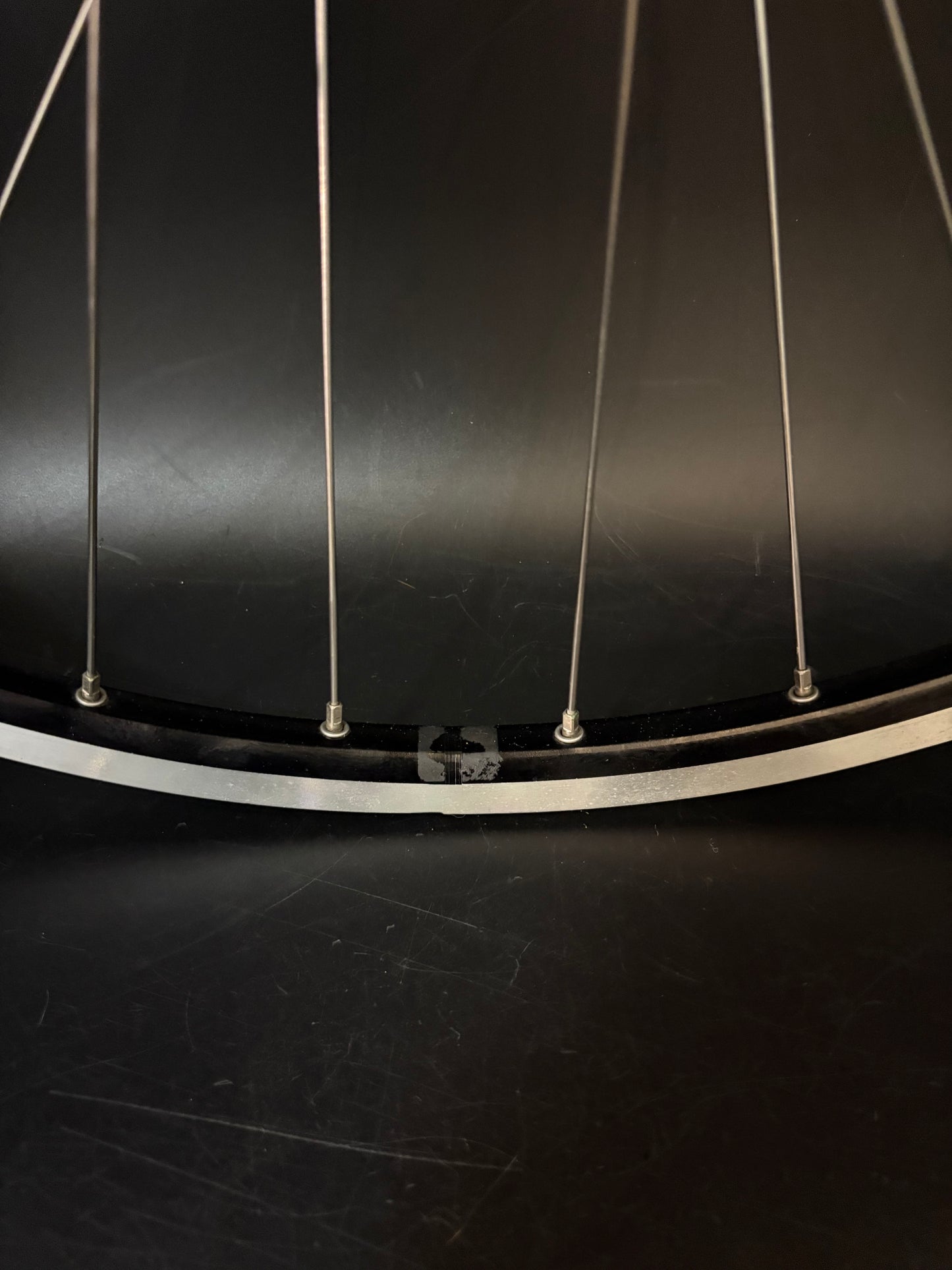 Mavic Open Pro Black Machined / Dura Ace 7710 Low Flange Wheelset 32h