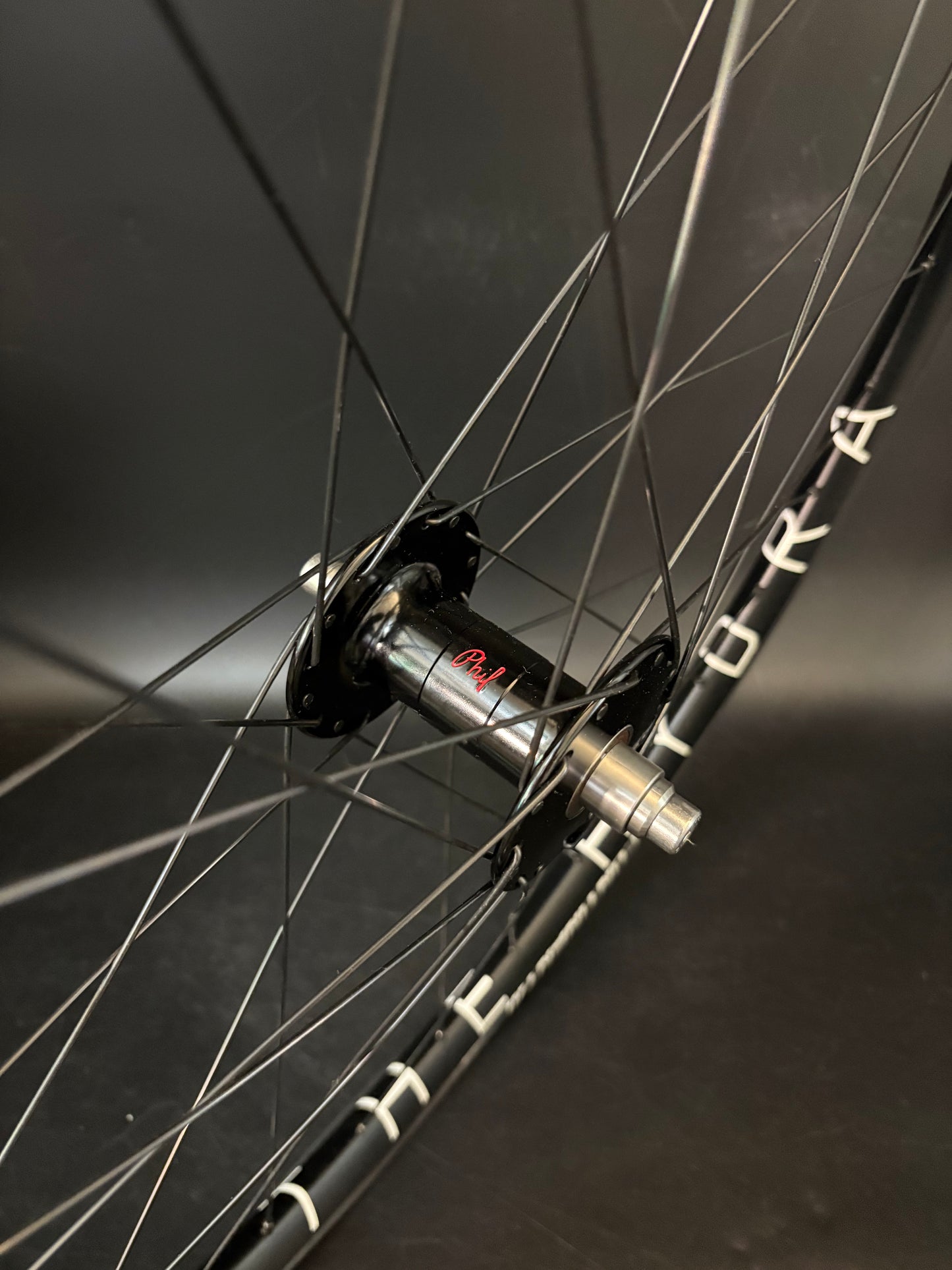 H Plus Son Hydra / Phil Wood HF Wheelset Black 32h #1