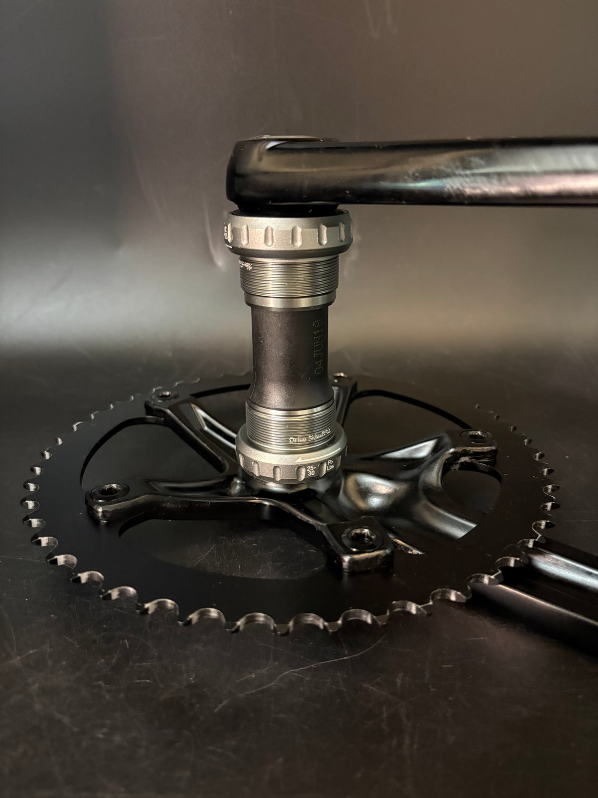 Sram Omnium Crankset Black 167.5mm 48t