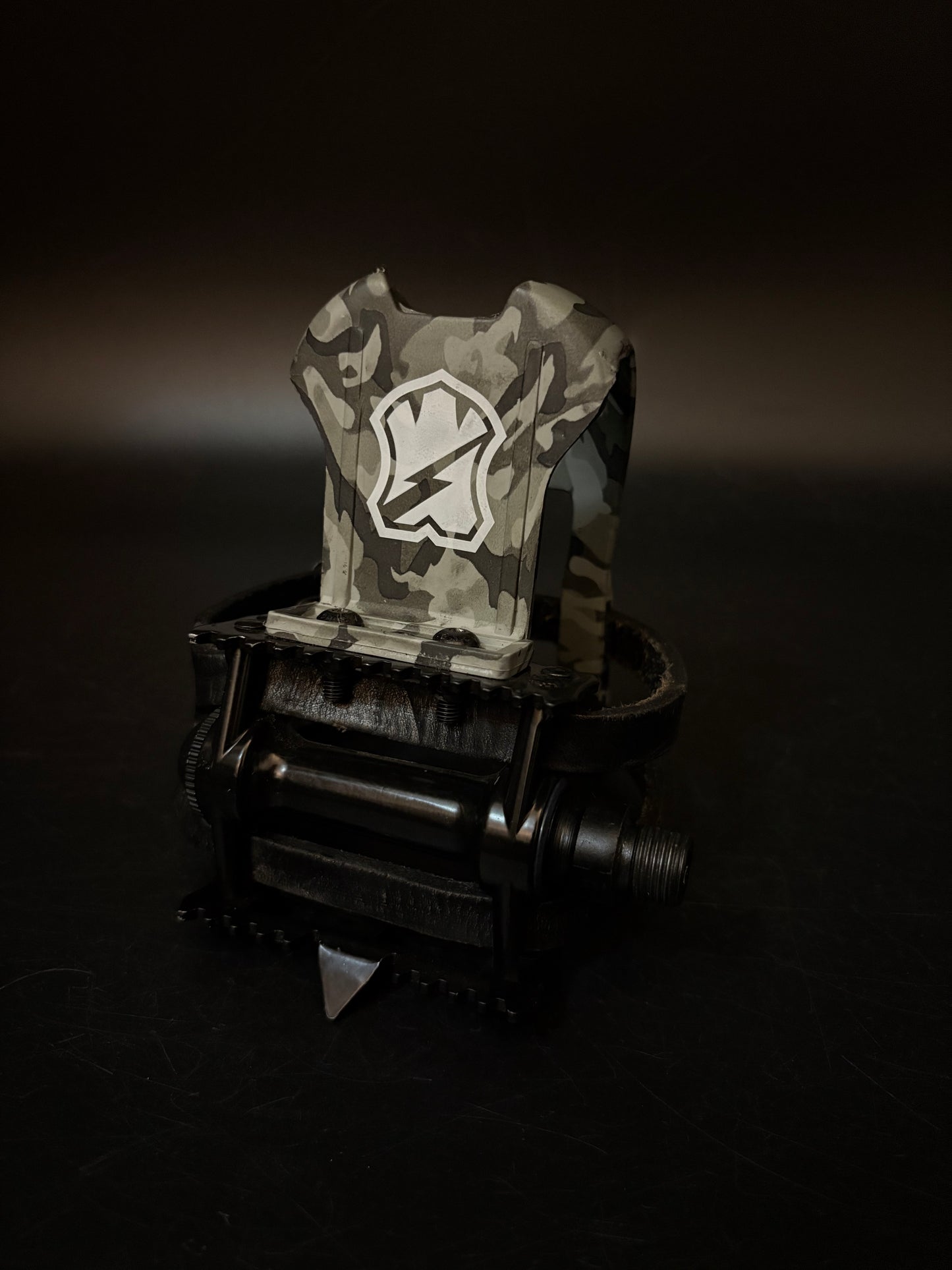 MKS Mash Black / Unbranded Leather Double Straps Pedal Setup