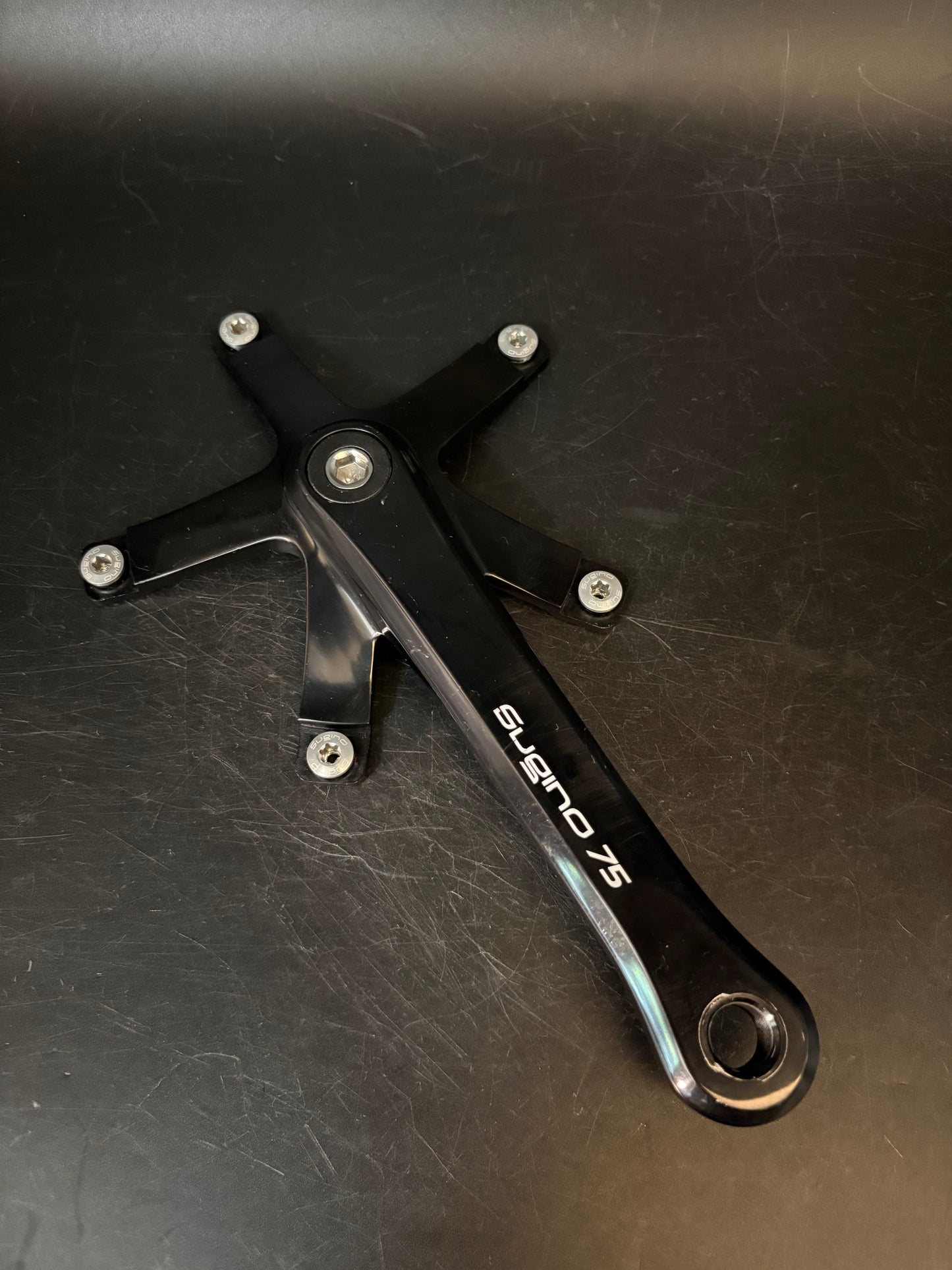 Sugino 75 Cranks Black 165mm
