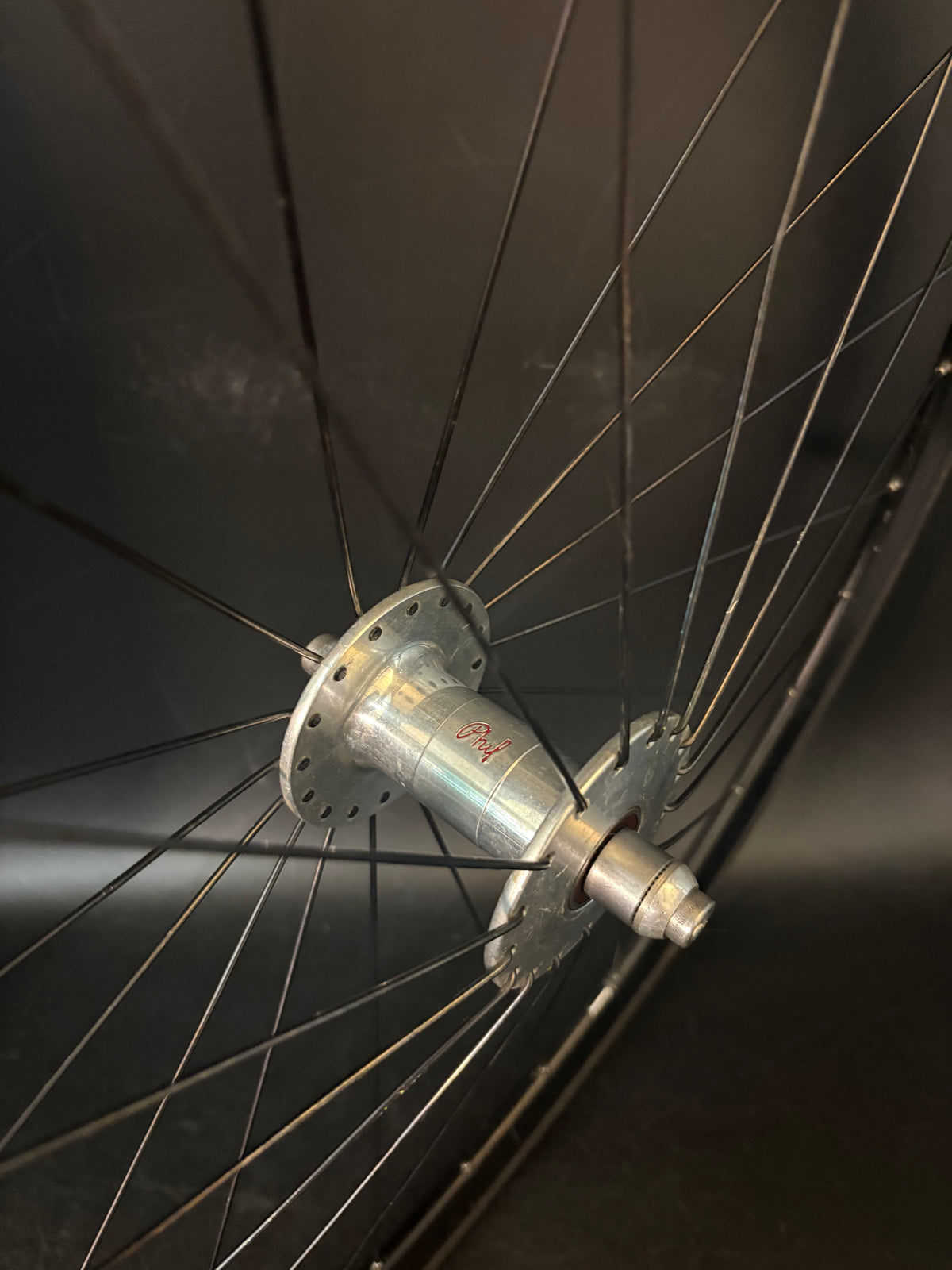 Velocity Deep V Black / Phil Wood Wheelset 32h