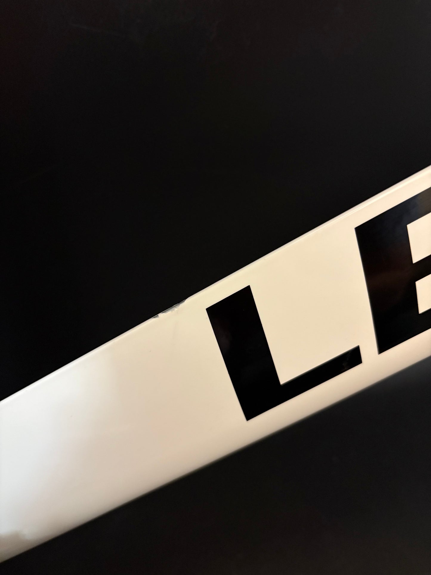 Leader 735 Frameset White 56cm w/ Stem + Bars + Saddle + Seatpost + Crankset