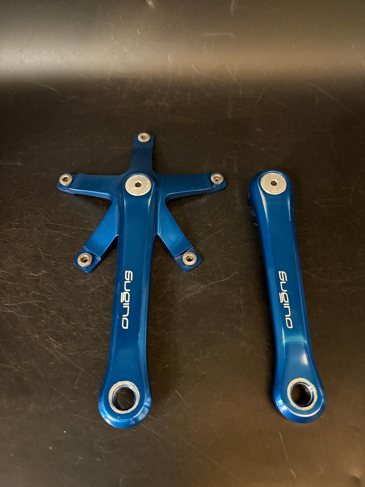 Sugino 75 Cranks Blue 165mm