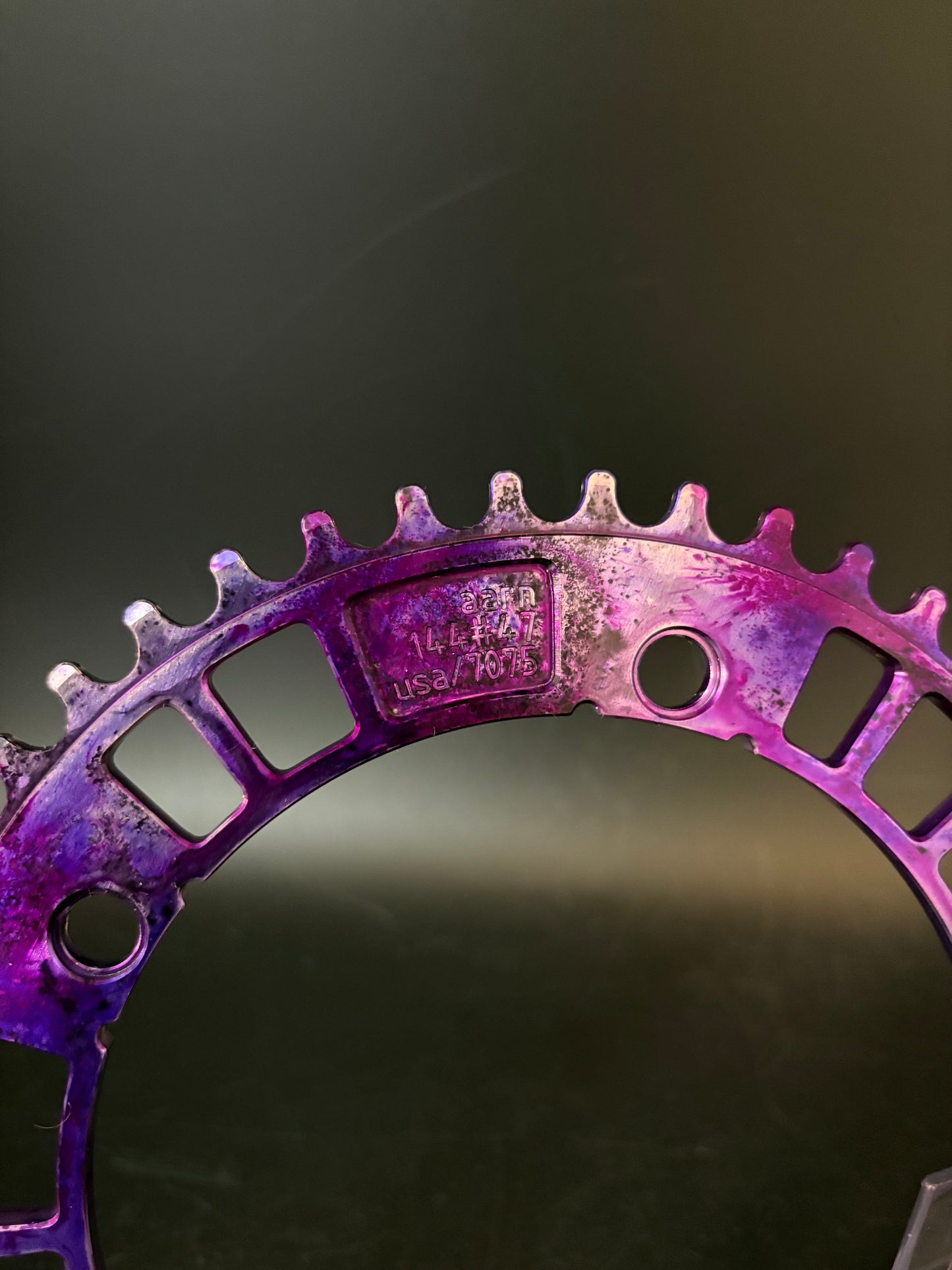 Aarn x Retrogression Purple Reign Chainring 47t