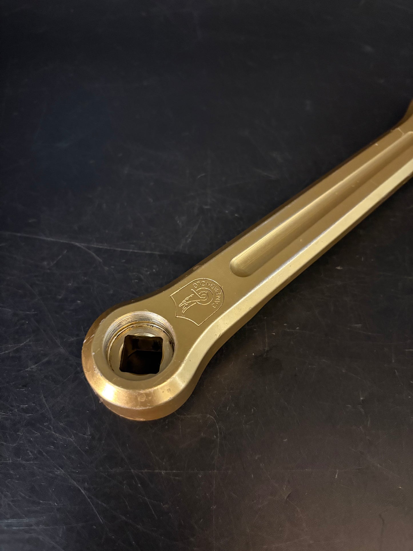 Campagnolo Strada Crankset Gold 170mm 144bcd 44t