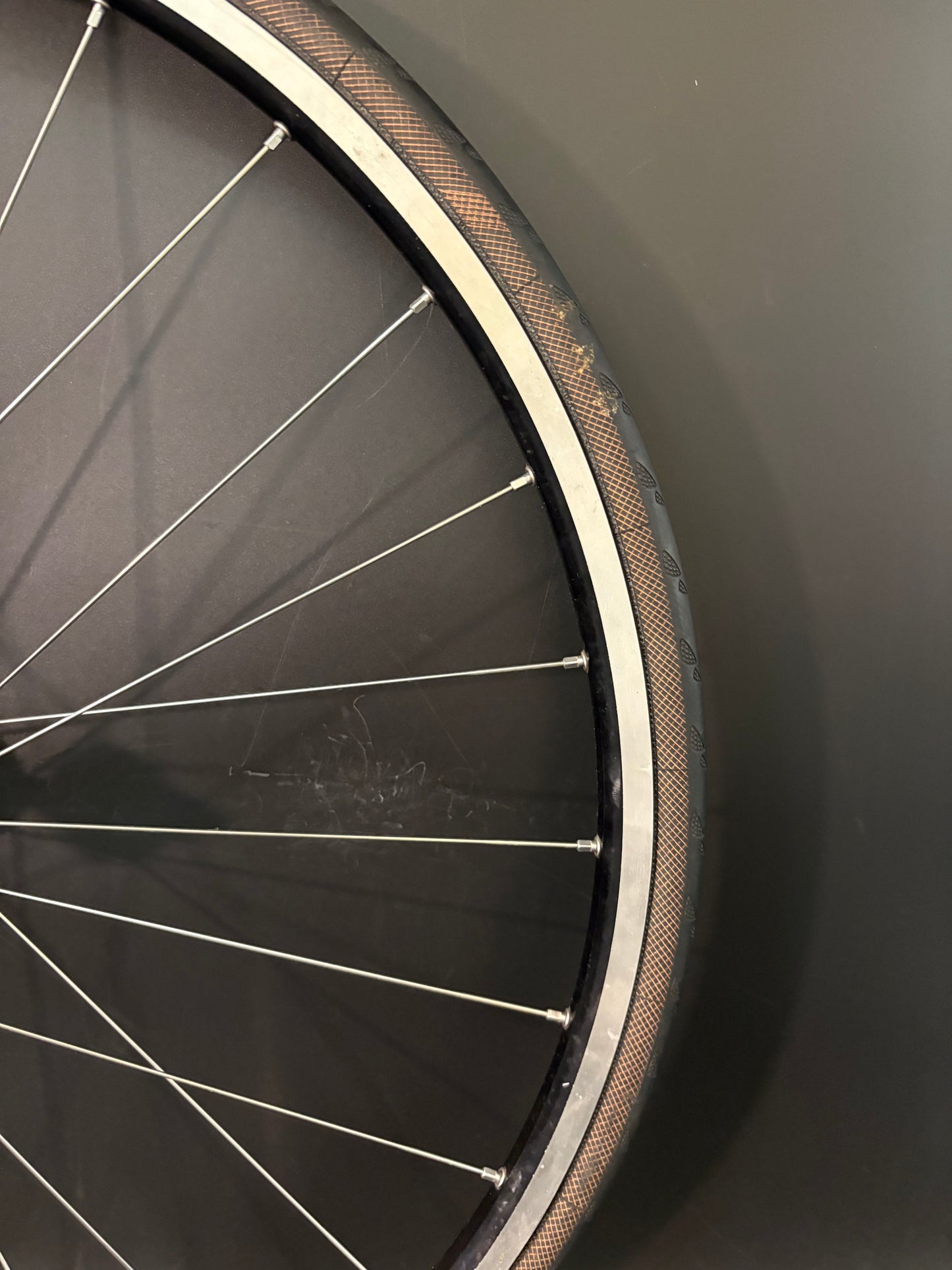 Mavic Open Pro Black / Dura Ace 7710 Wheelset 28h