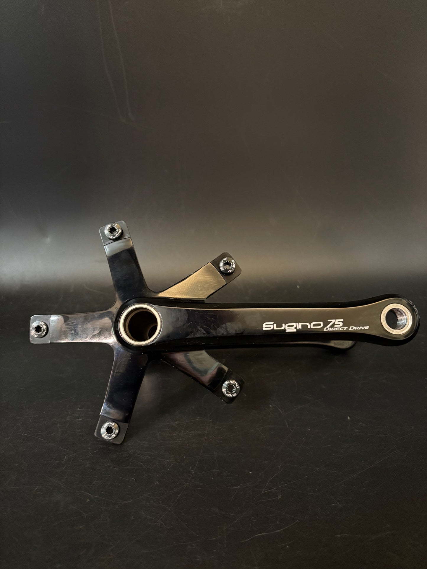 Sugino 75 DD2 Crankset Black 165mm
