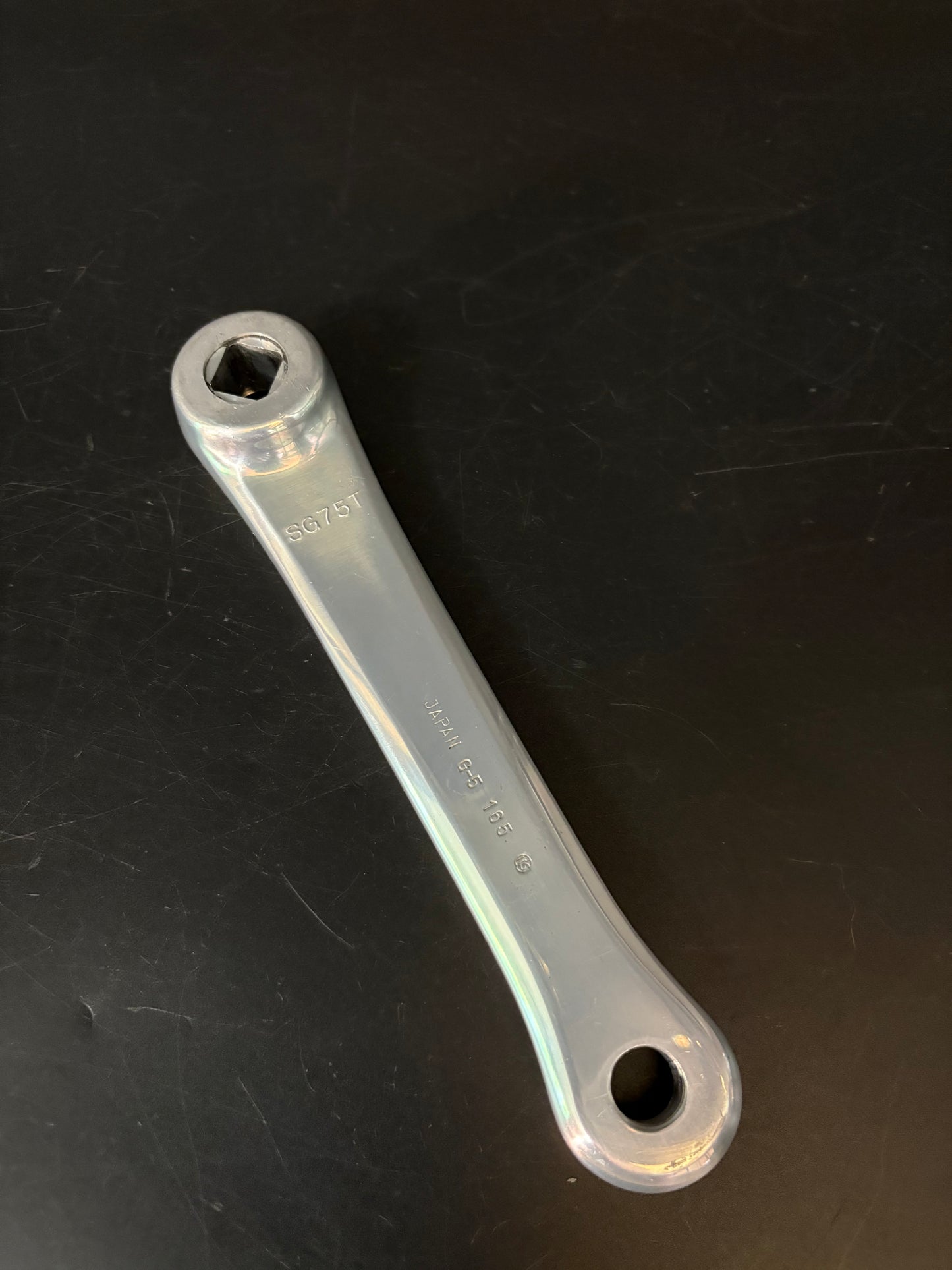 Sugino 75 Crankset Silver 165mm 49t