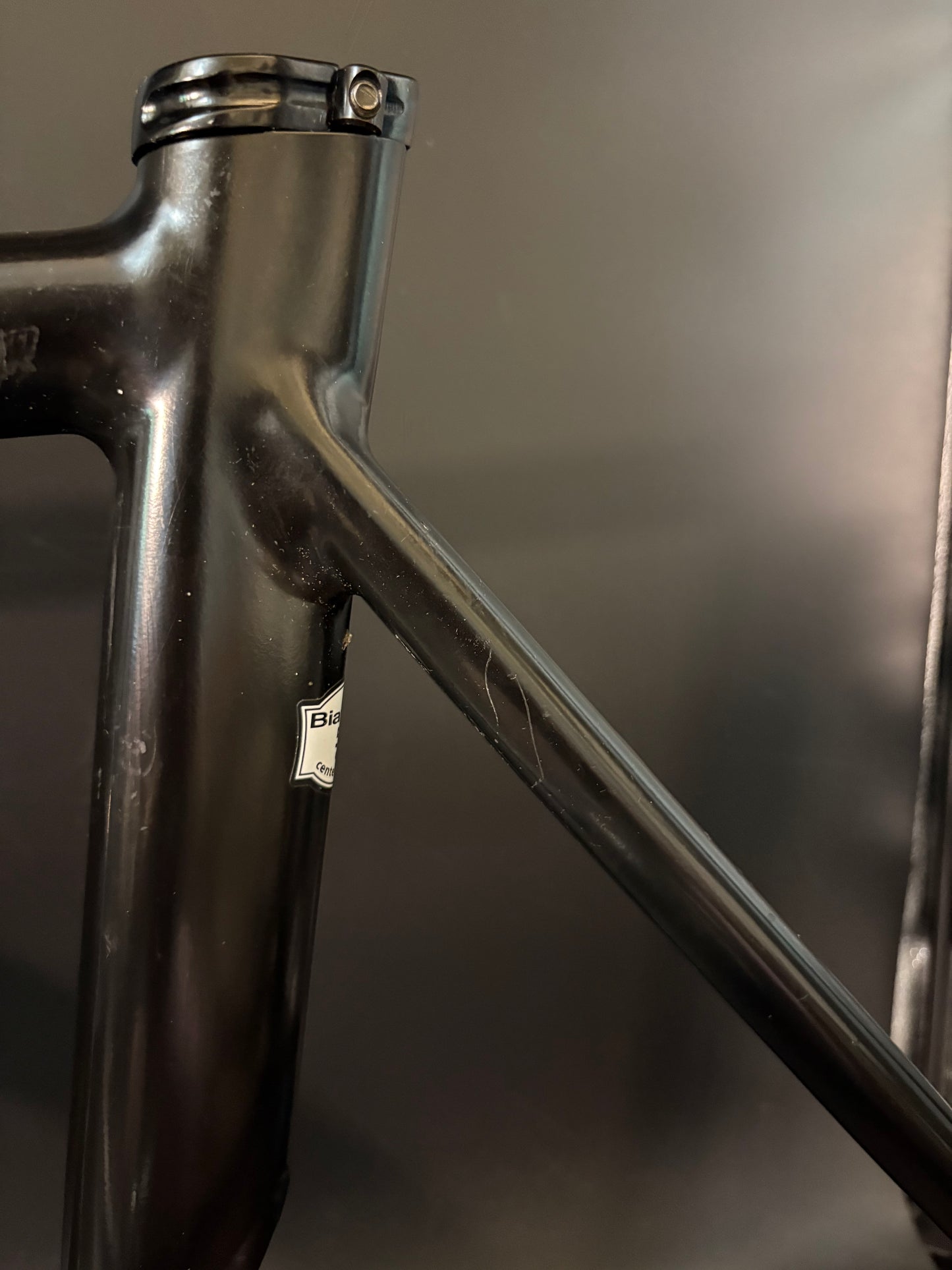 Bianchi Super Pista Frameset Black/Celeste 53cm