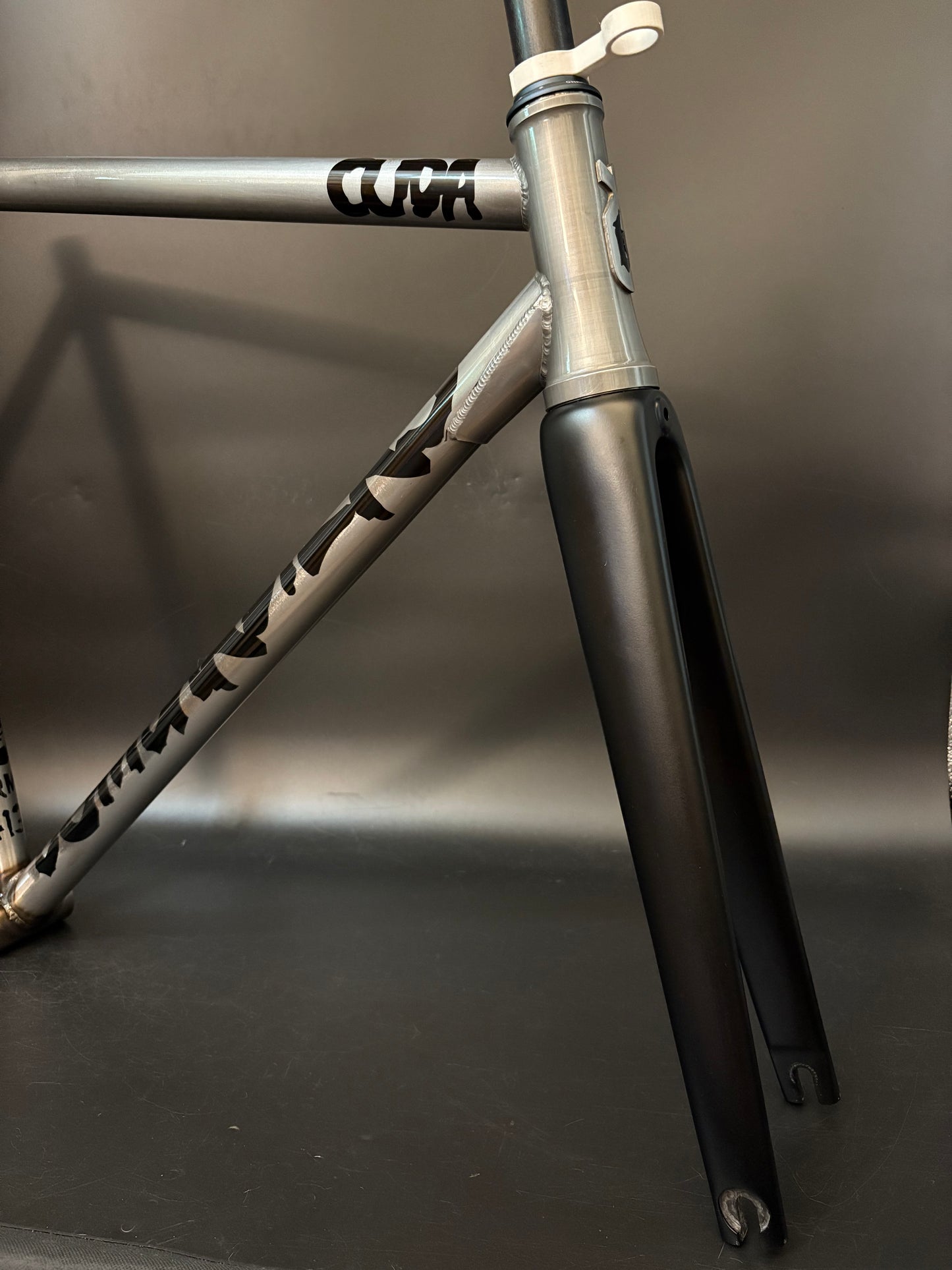 Bombardiers Cuda Frameset Raw Steel 54cm